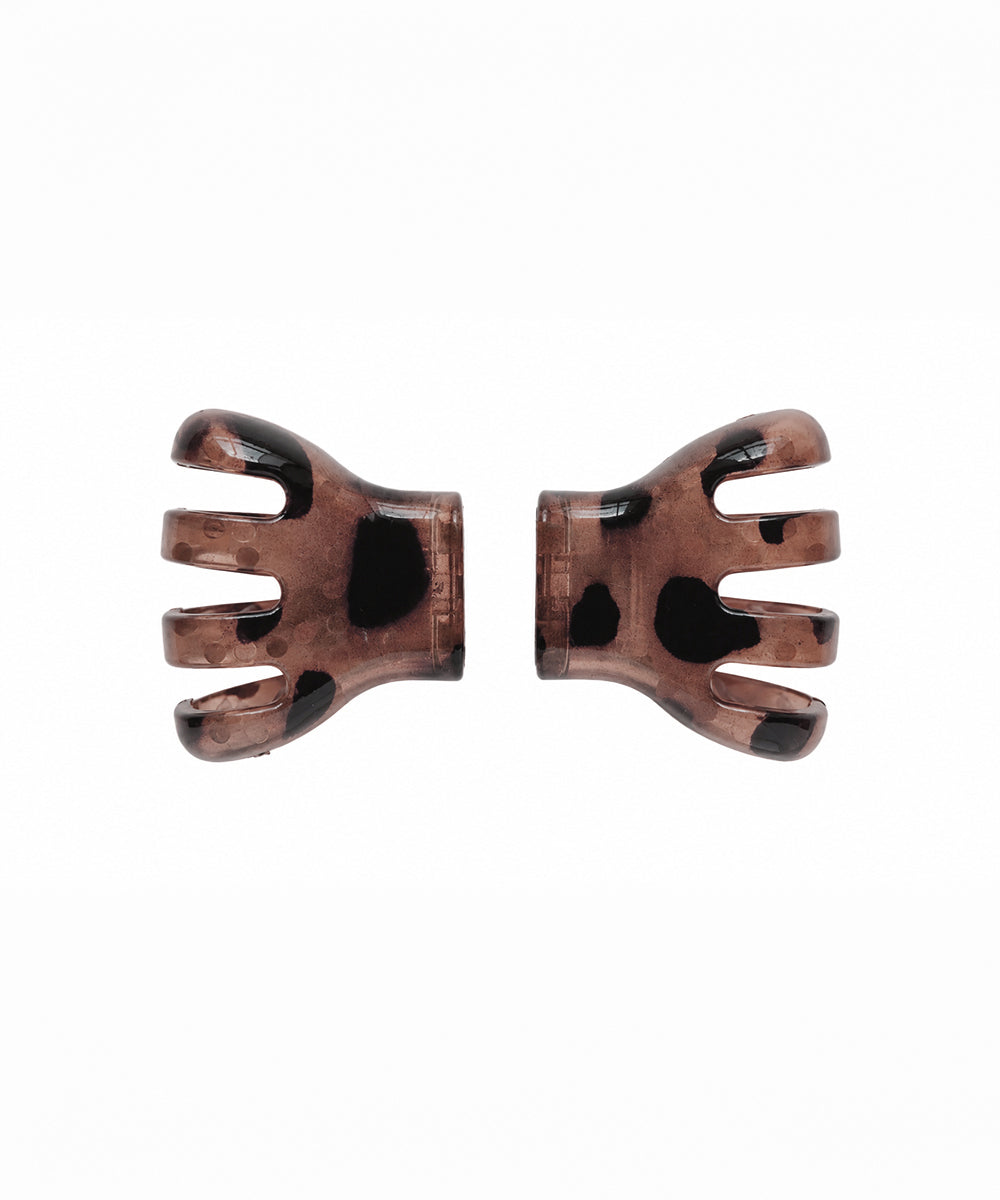 Dusty Mocha Bow Magnetic Hair Clip | Stylika