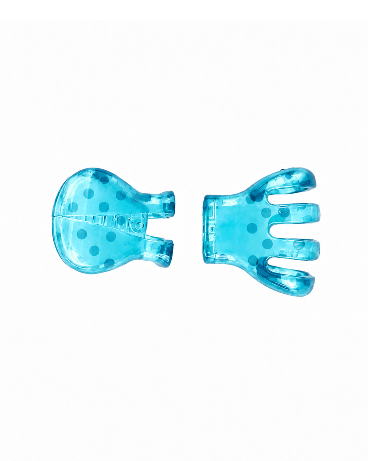 Aqua Blue Bow Magnetic Hair Clip | Stylika