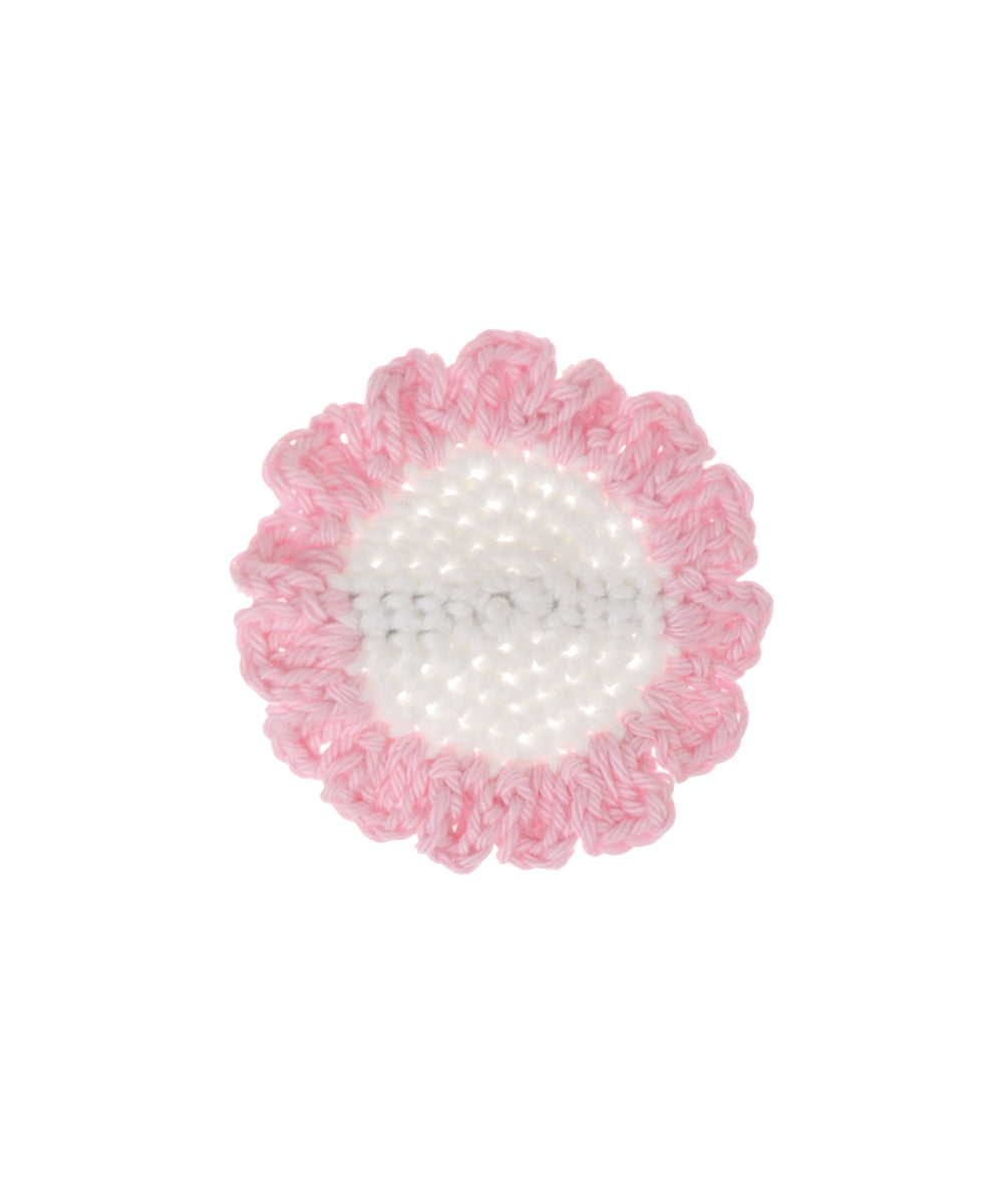 Artisan-Inspired Scalloped Two-Tone Crochet Hair Clip | Stylika
