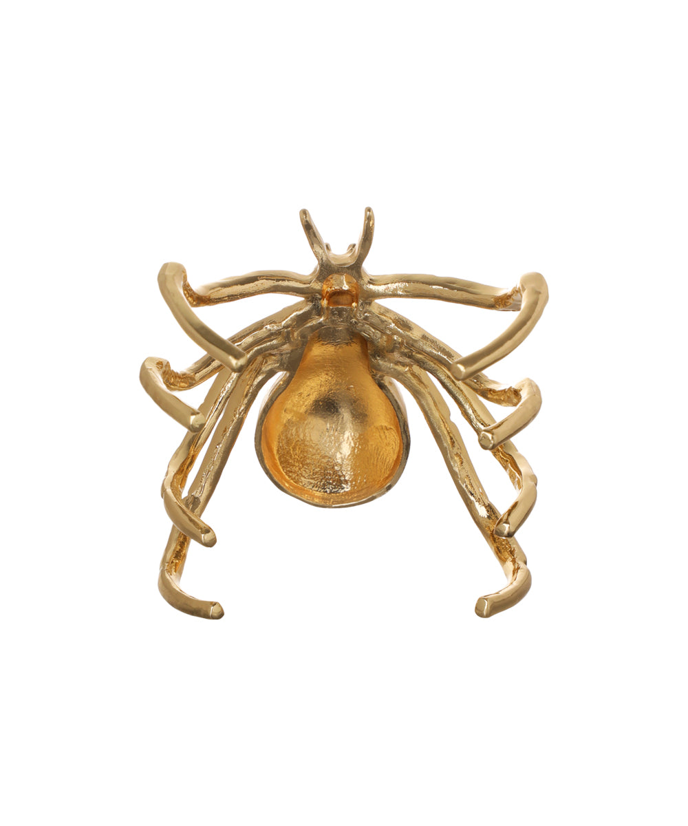 Crystal Spider Statement Cuff Bangle Bracelet | Stylika