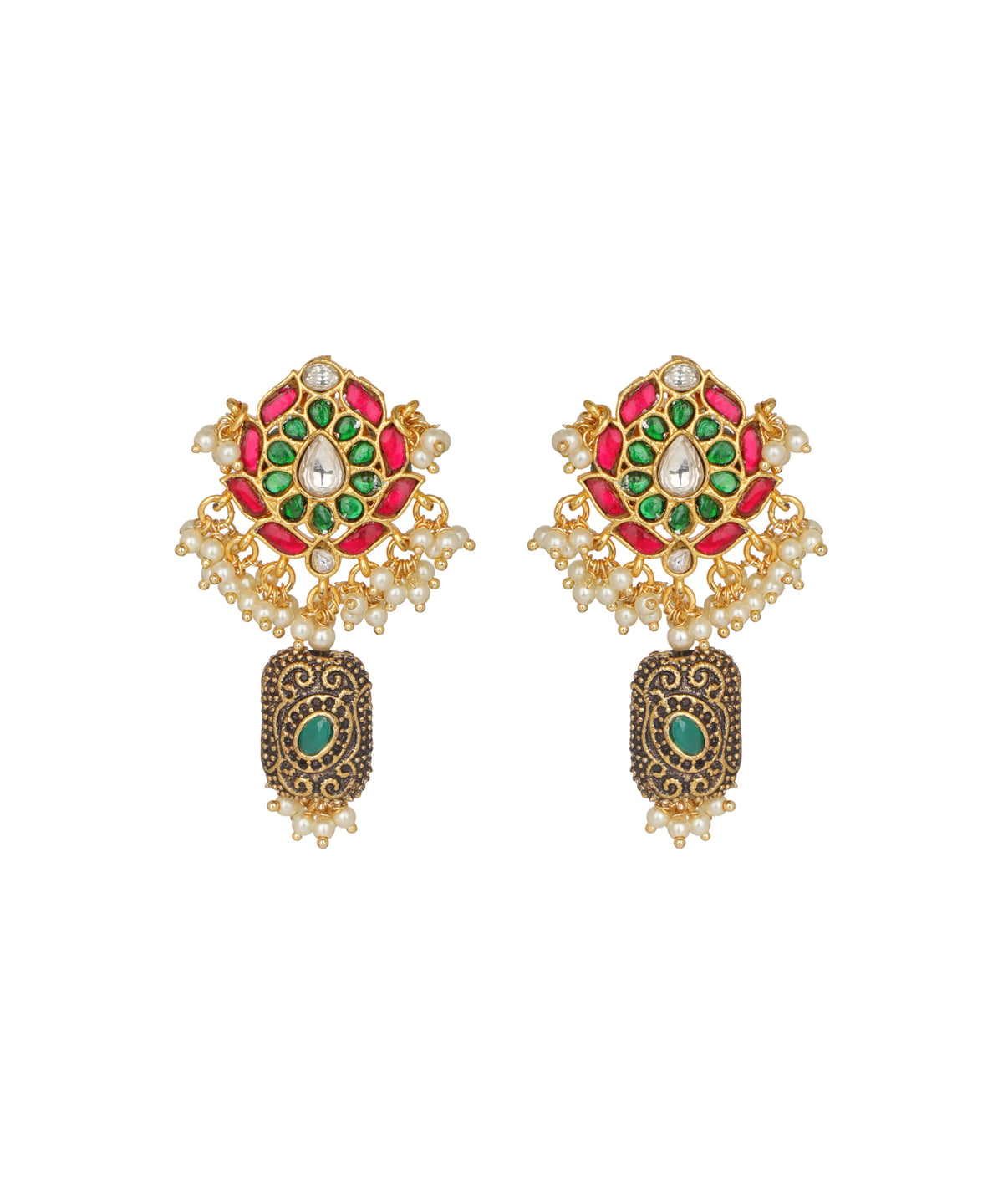 Elephant Charm Rani Haar Necklace | Stylika
