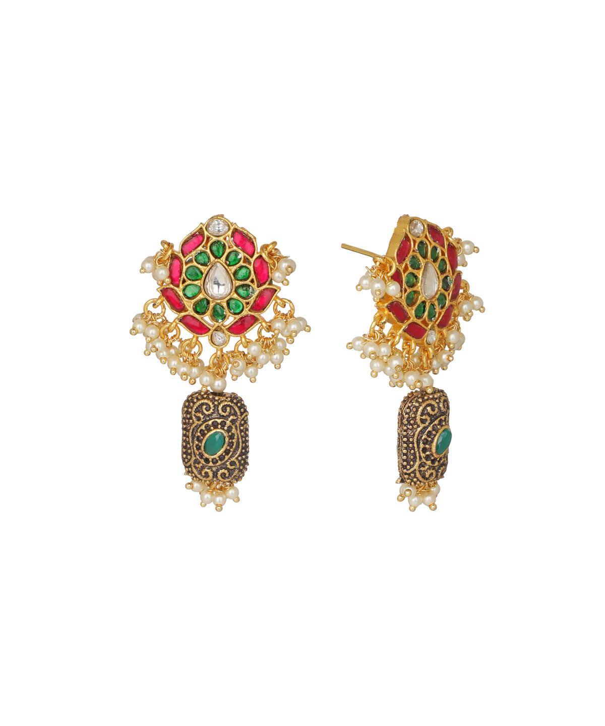 Elephant Charm Rani Haar Necklace | Stylika