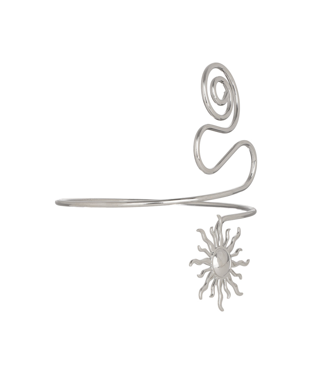 Spiral Sun Motif Arm Cuff | Stylika