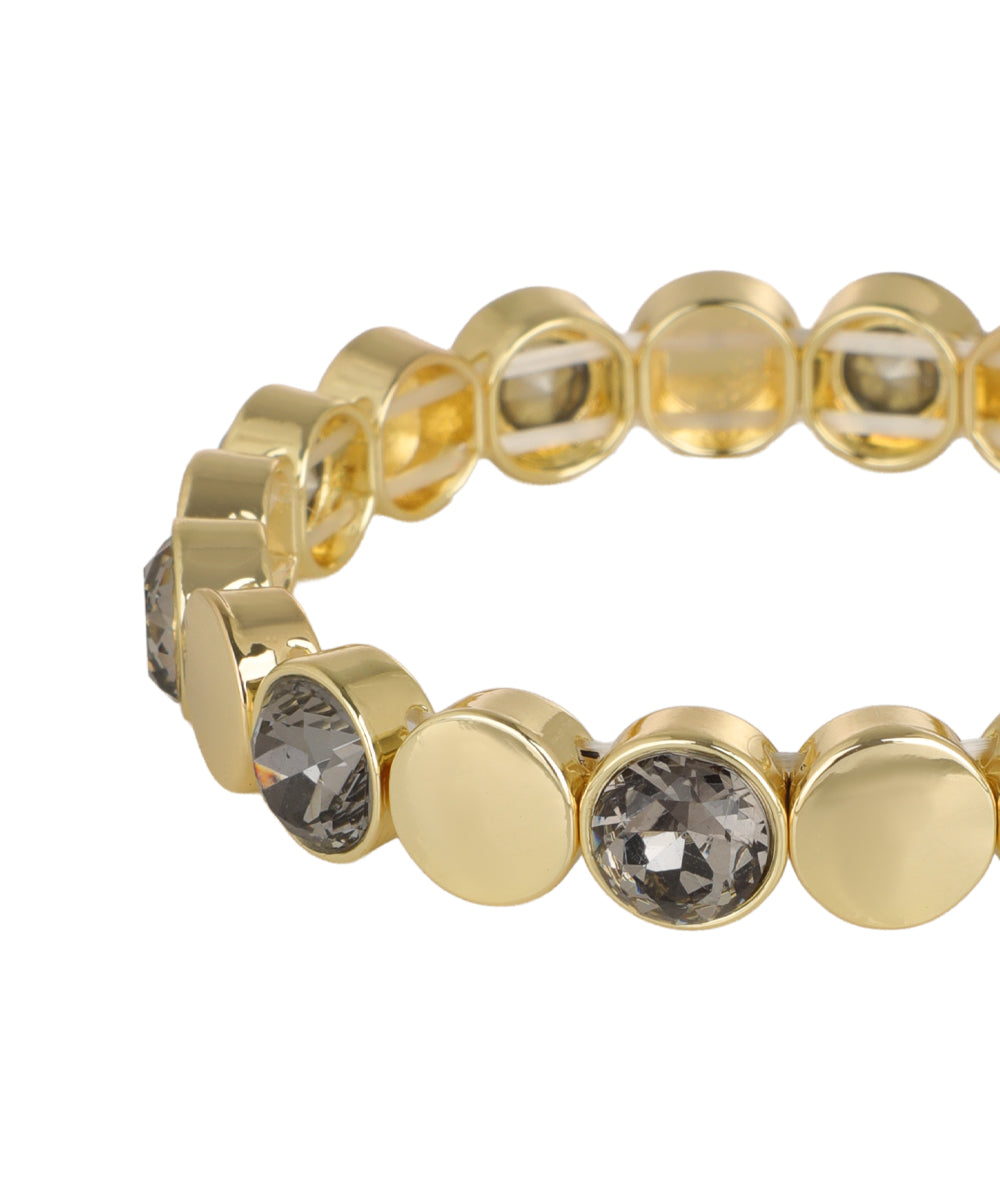 Circular link bracelet with a continuous flexible design