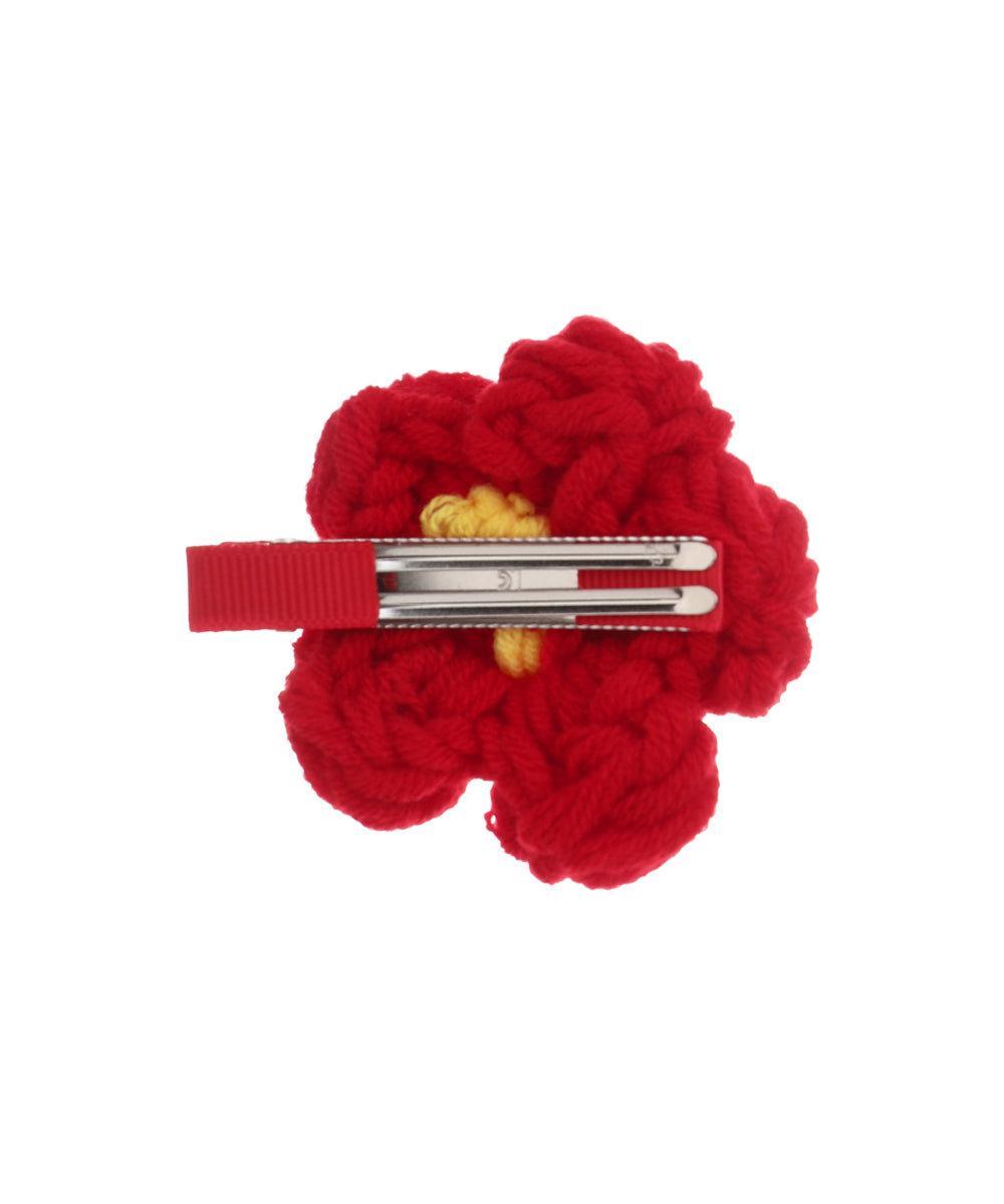 Chunky Floral Crochet Hair Clip | Stylika