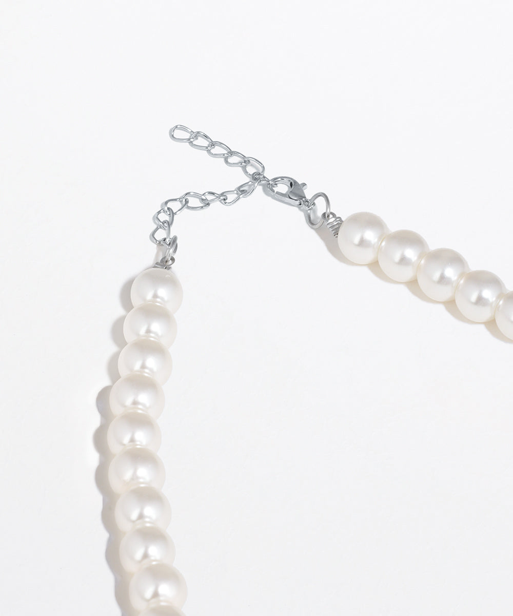 Classic Polished Bead Necklace | Stylika