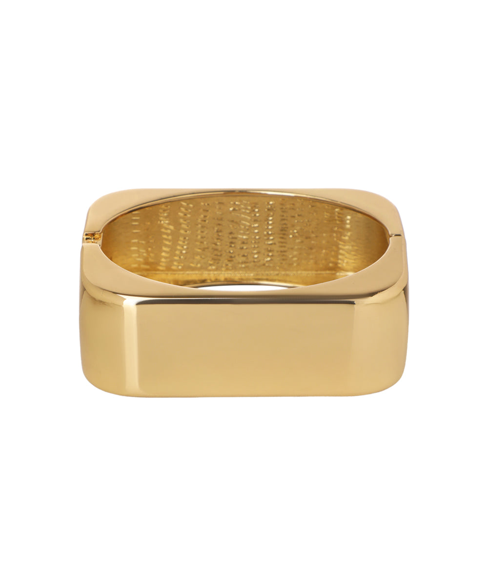 Minimal Wide Cuff Bangle Bracelet | Stylika