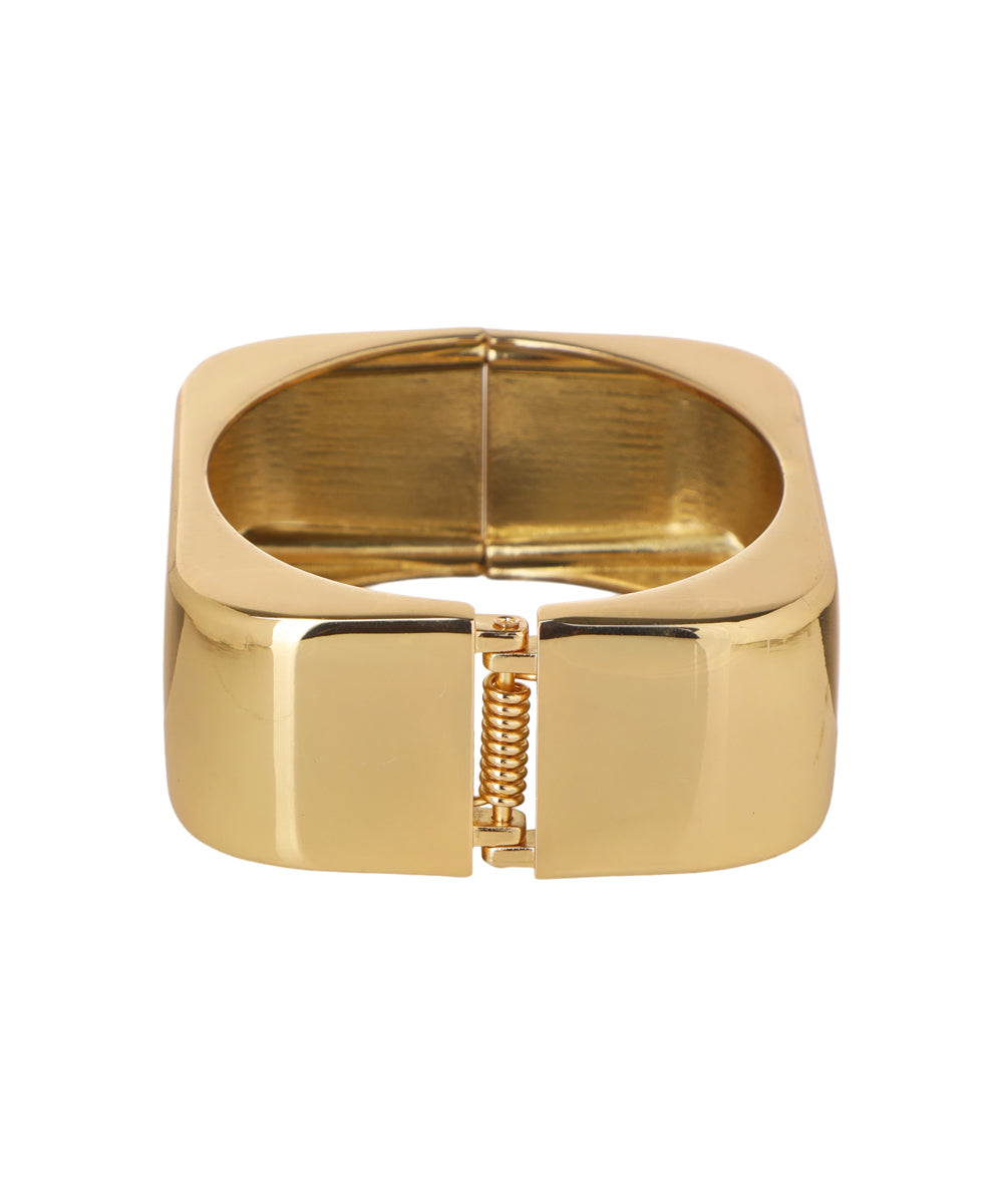 Minimal Wide Cuff Bangle Bracelet | Stylika