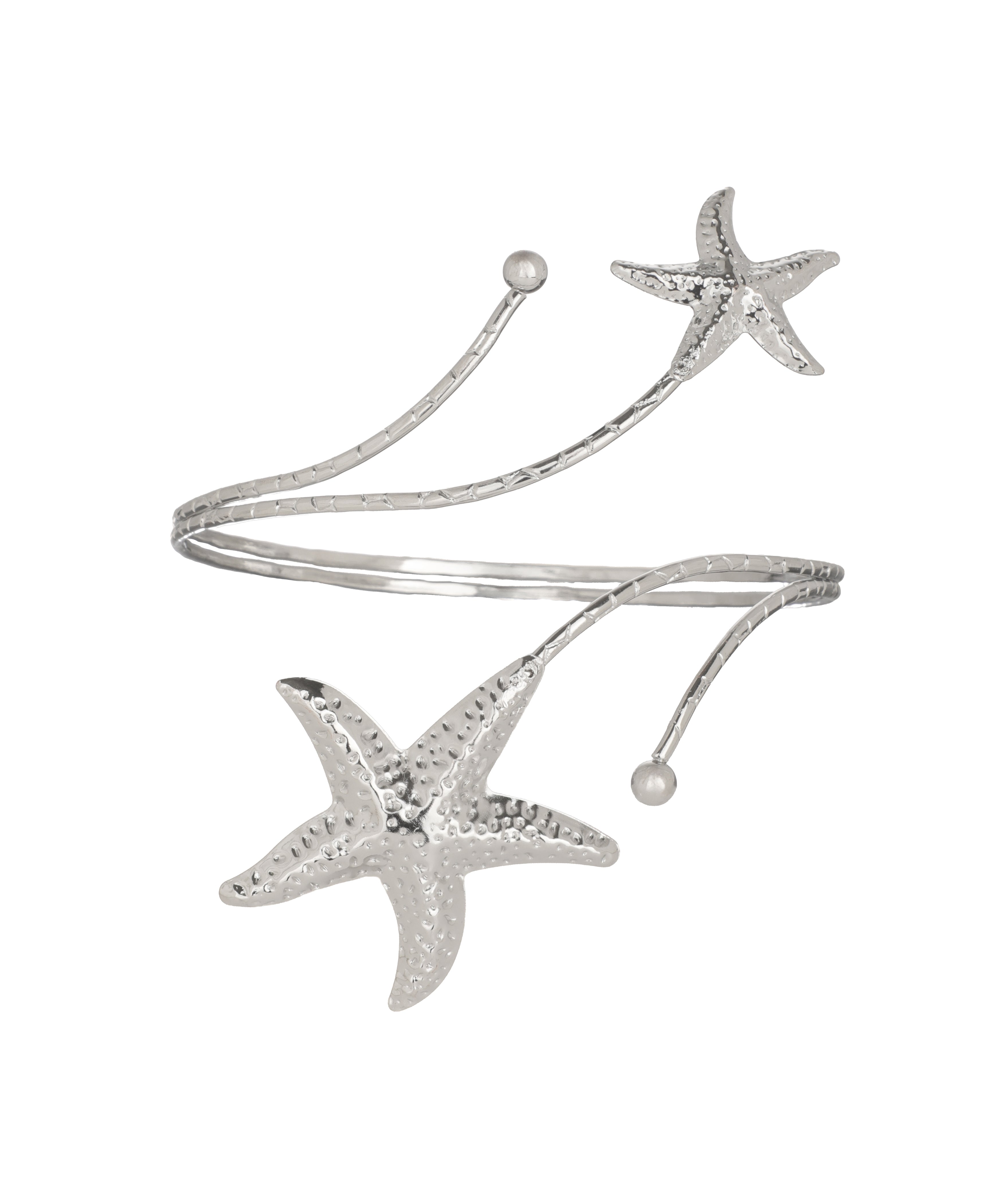 Starfish Motif Open Arm Cuff | Stylika