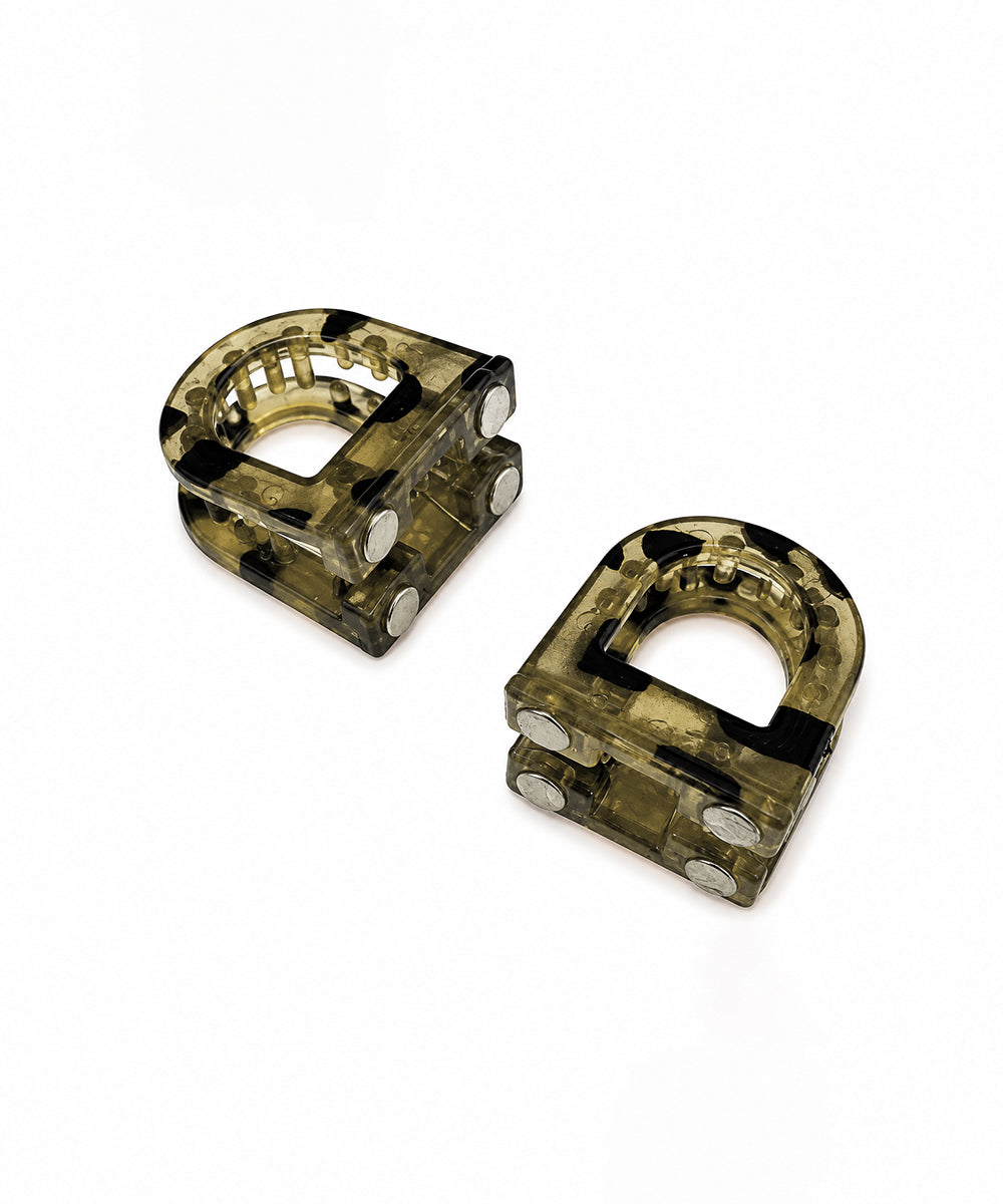 Olive D-shaped Magnetic Hair Clip | Stylika