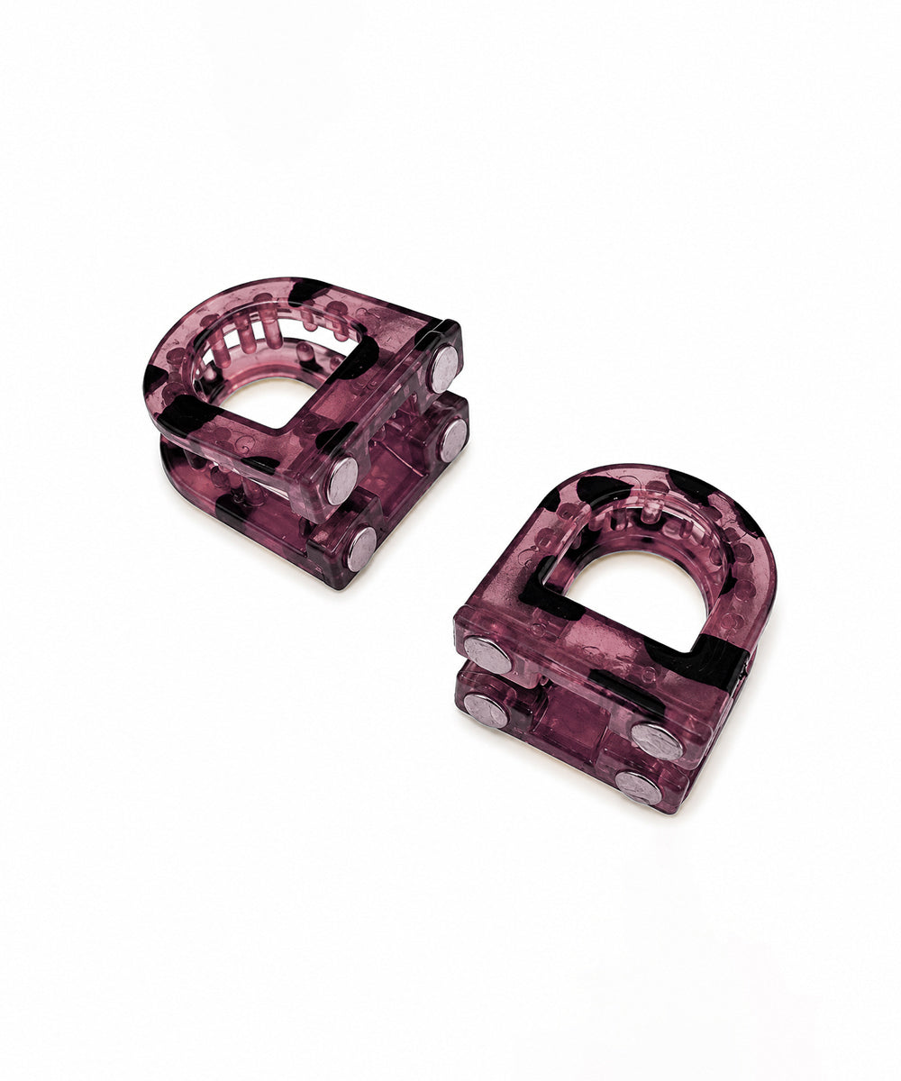 Mulberry mist D-shaped Magnetic Hair Clip | Stylika