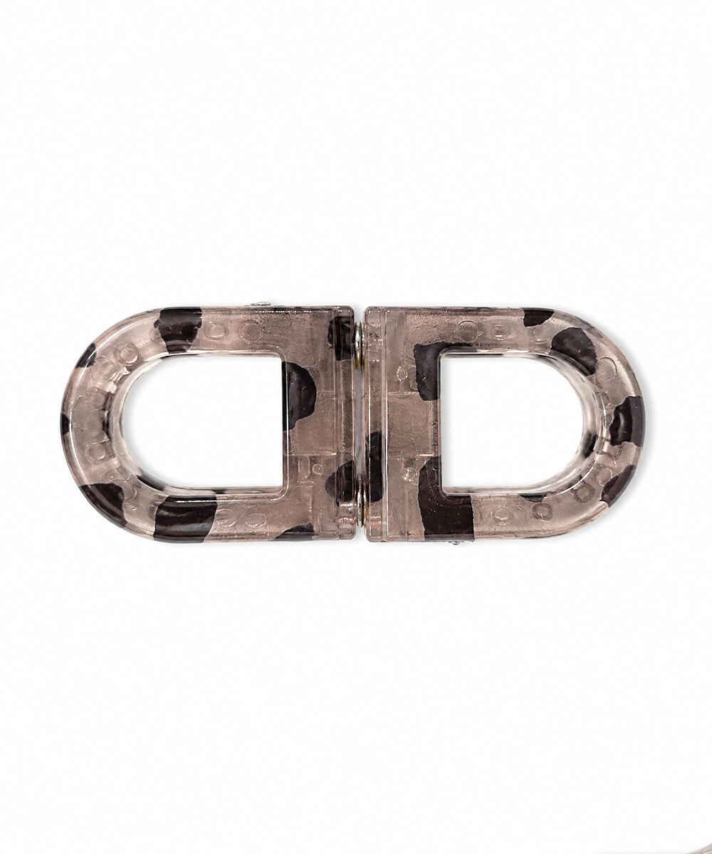Smokey D-shaped Magnetic Hair Clip | Stylika