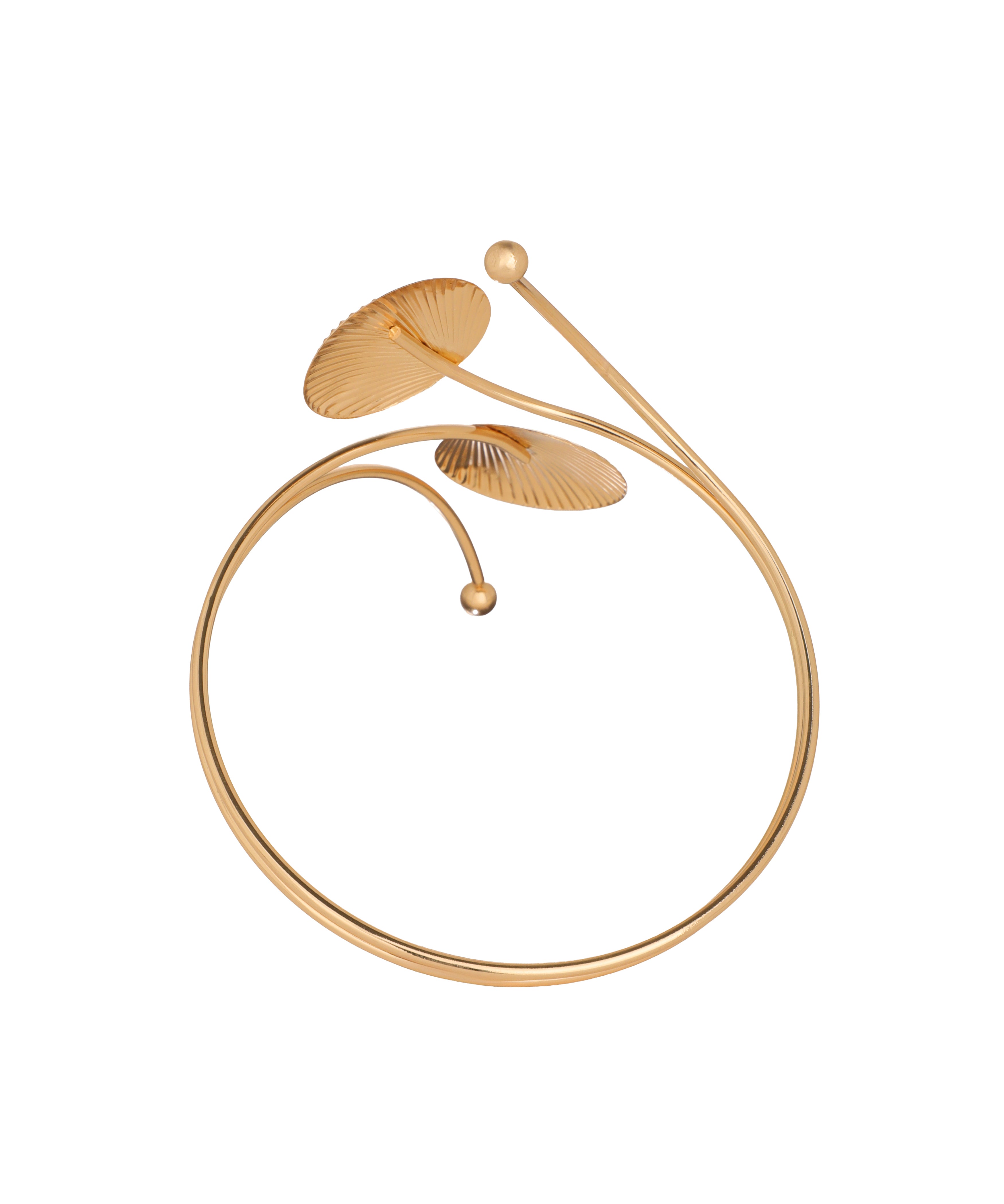 Abstract Shell Motif Arm Cuff | Stylika