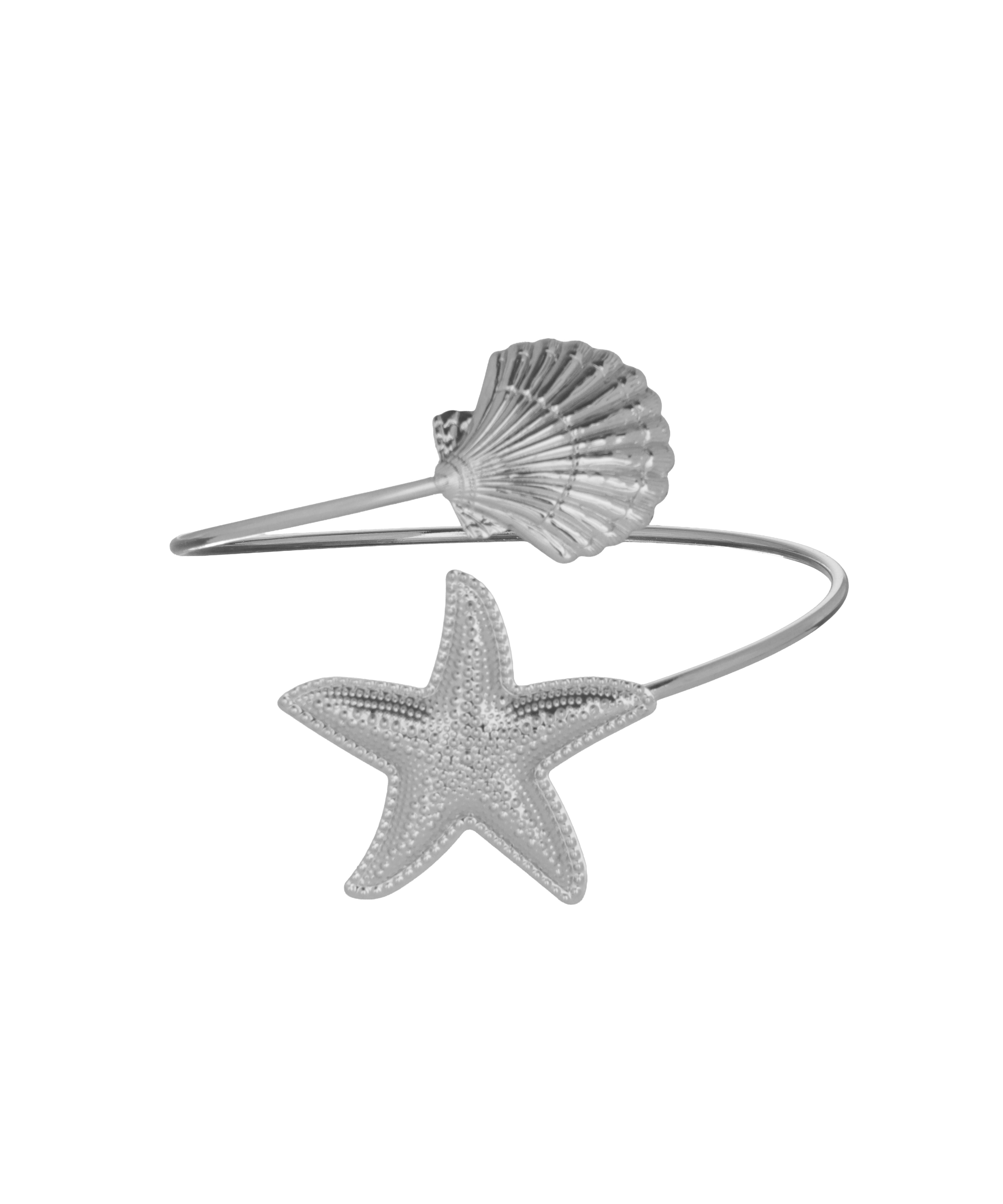 Coastal Motif Open Arm Cuff | Stylika