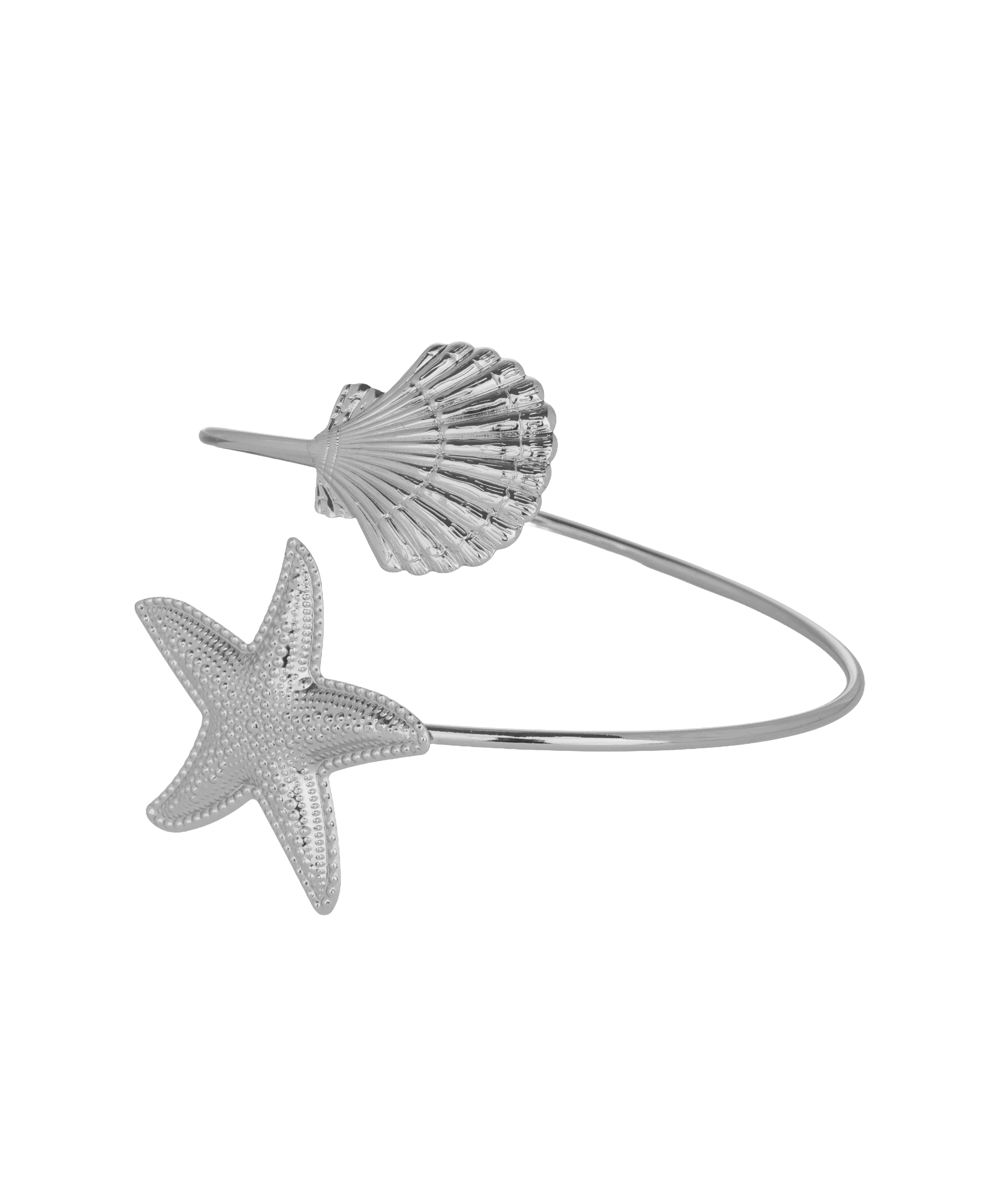 Coastal Motif Open Arm Cuff | Stylika