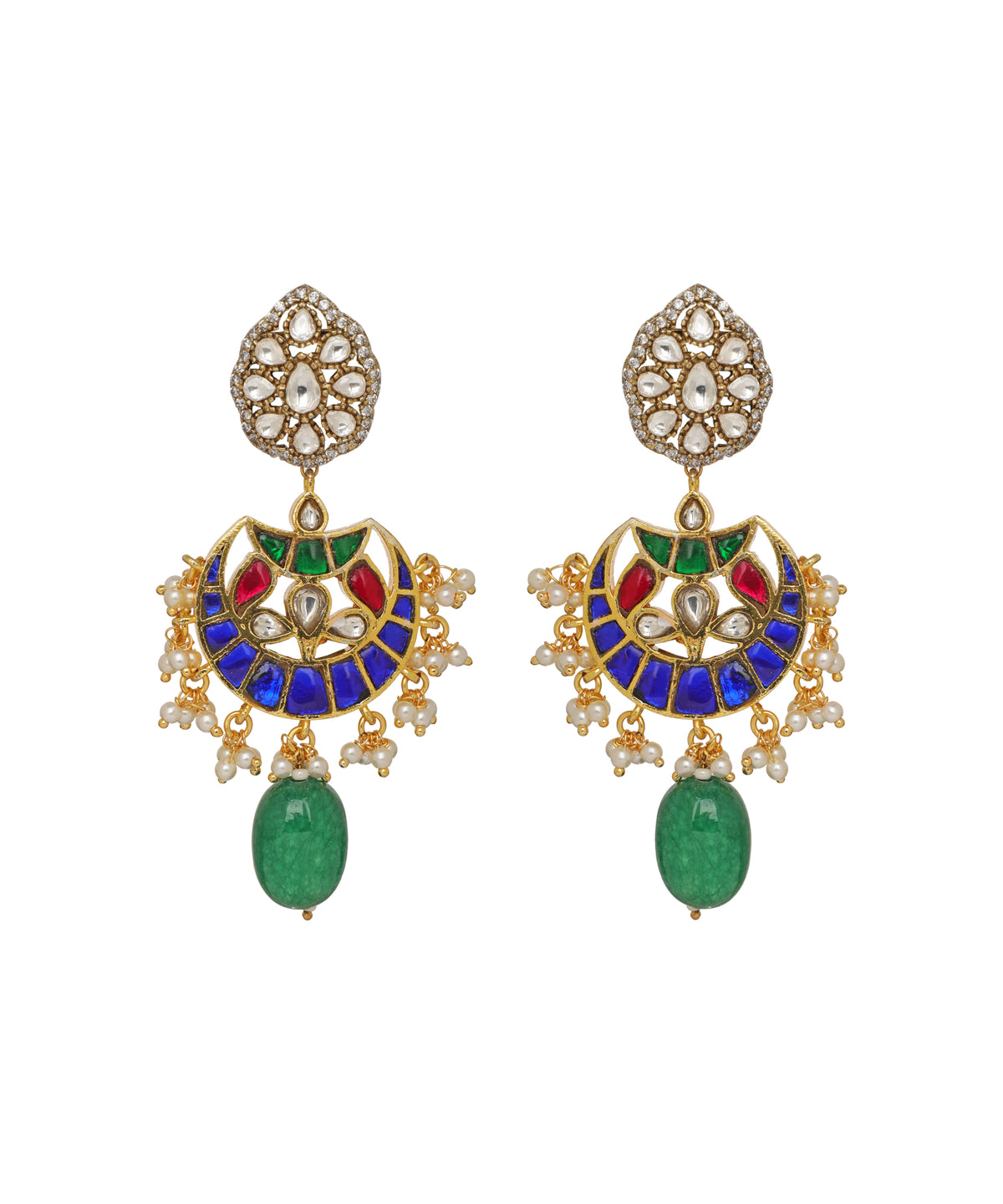 Maha Navratna Layered Necklace | Stylika