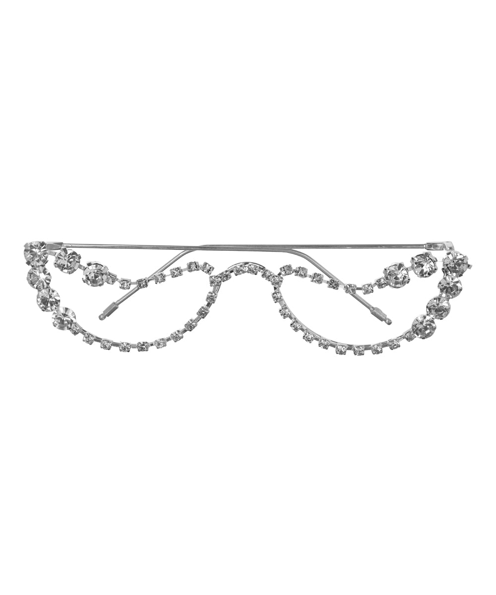 Scalloped Stone Embellished Foldable Facelet | Stylika