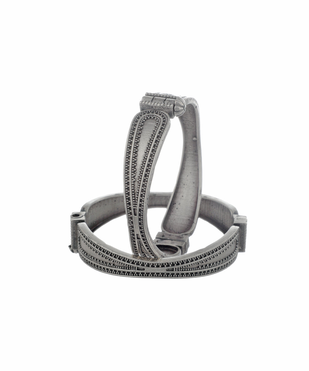 Intricate Design Oxidised Bangles | Stylika