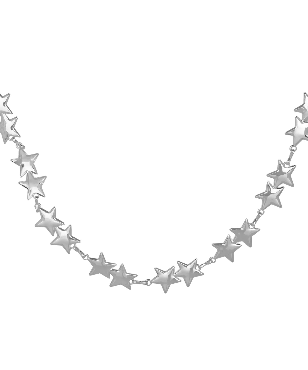 Waist chain featuring a repeating star motif design