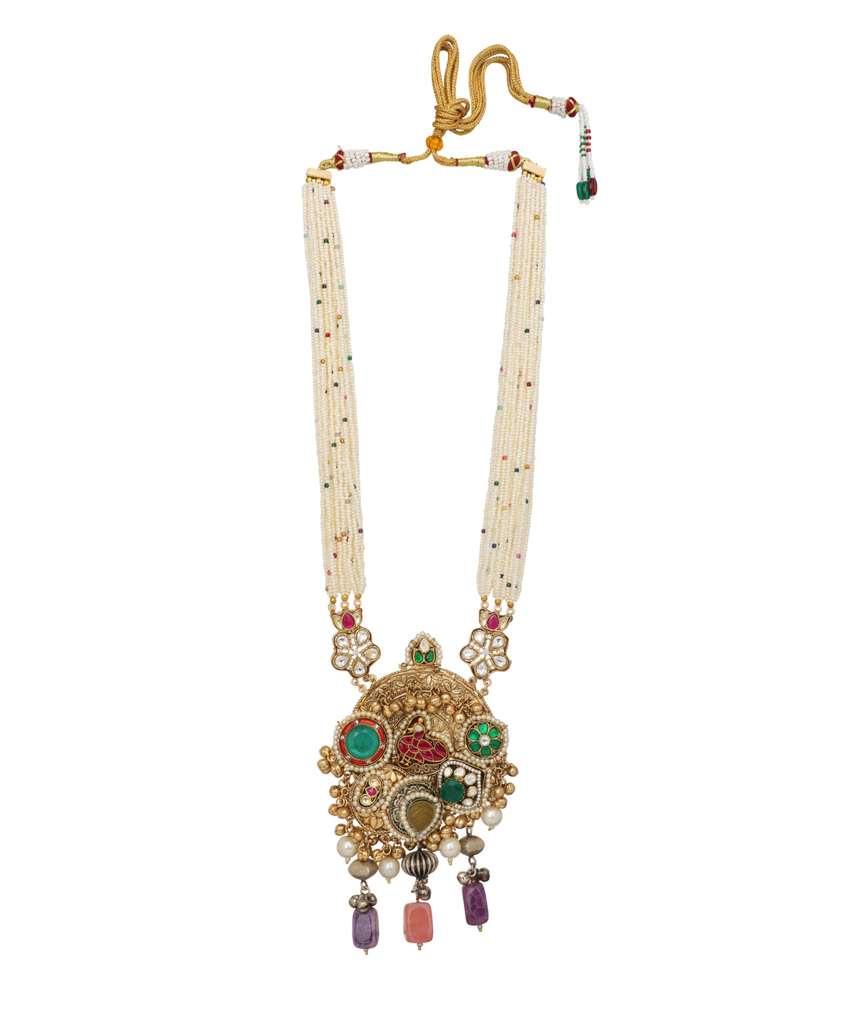 Mayura Ratna Medallion Haar Necklace | Stylika