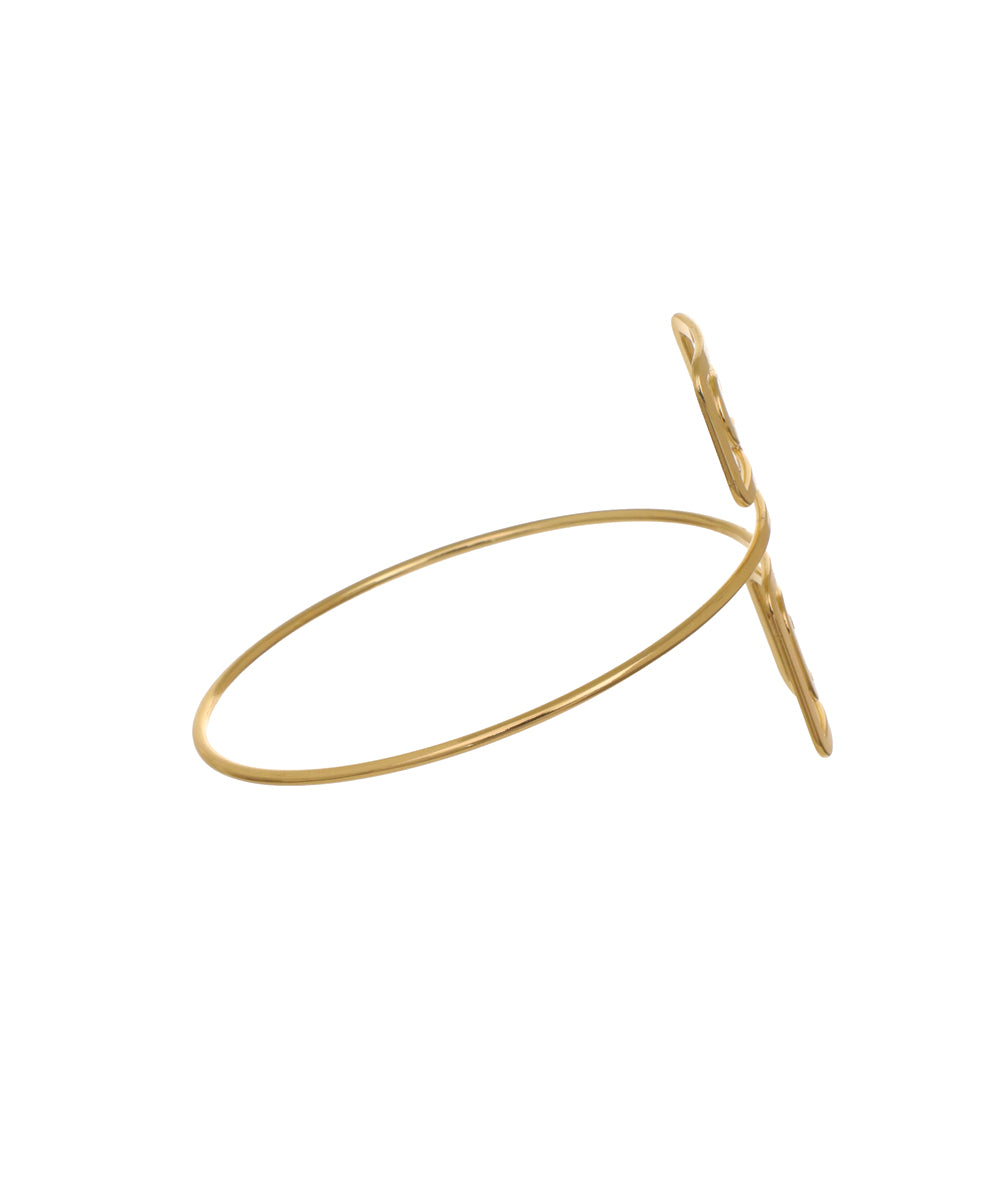 Contemporary Geometric Square Design Arm Cuff | Stylika
