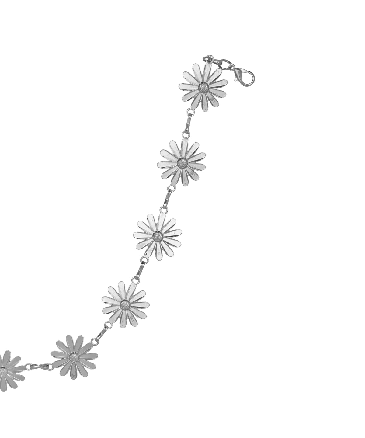 Waist chain detailed with uniform daisy shaped segments