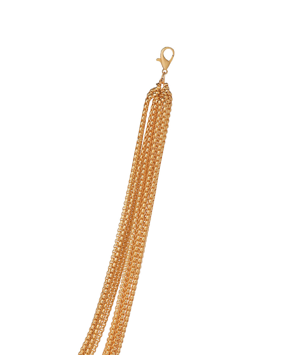 Multi Strand Layered Chain Necklace | Stylika