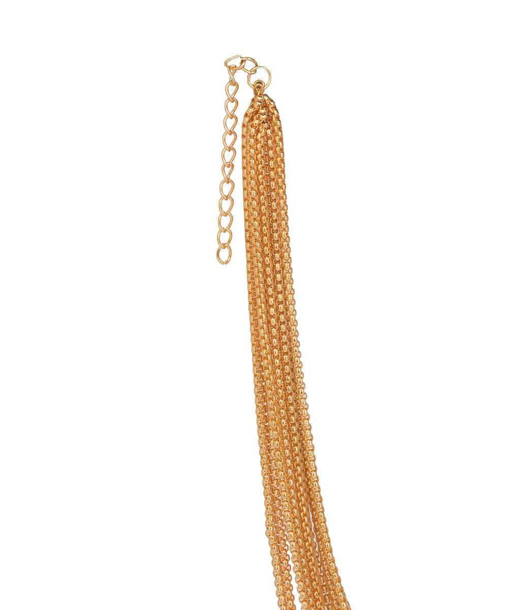 Multi Strand Layered Chain Necklace | Stylika