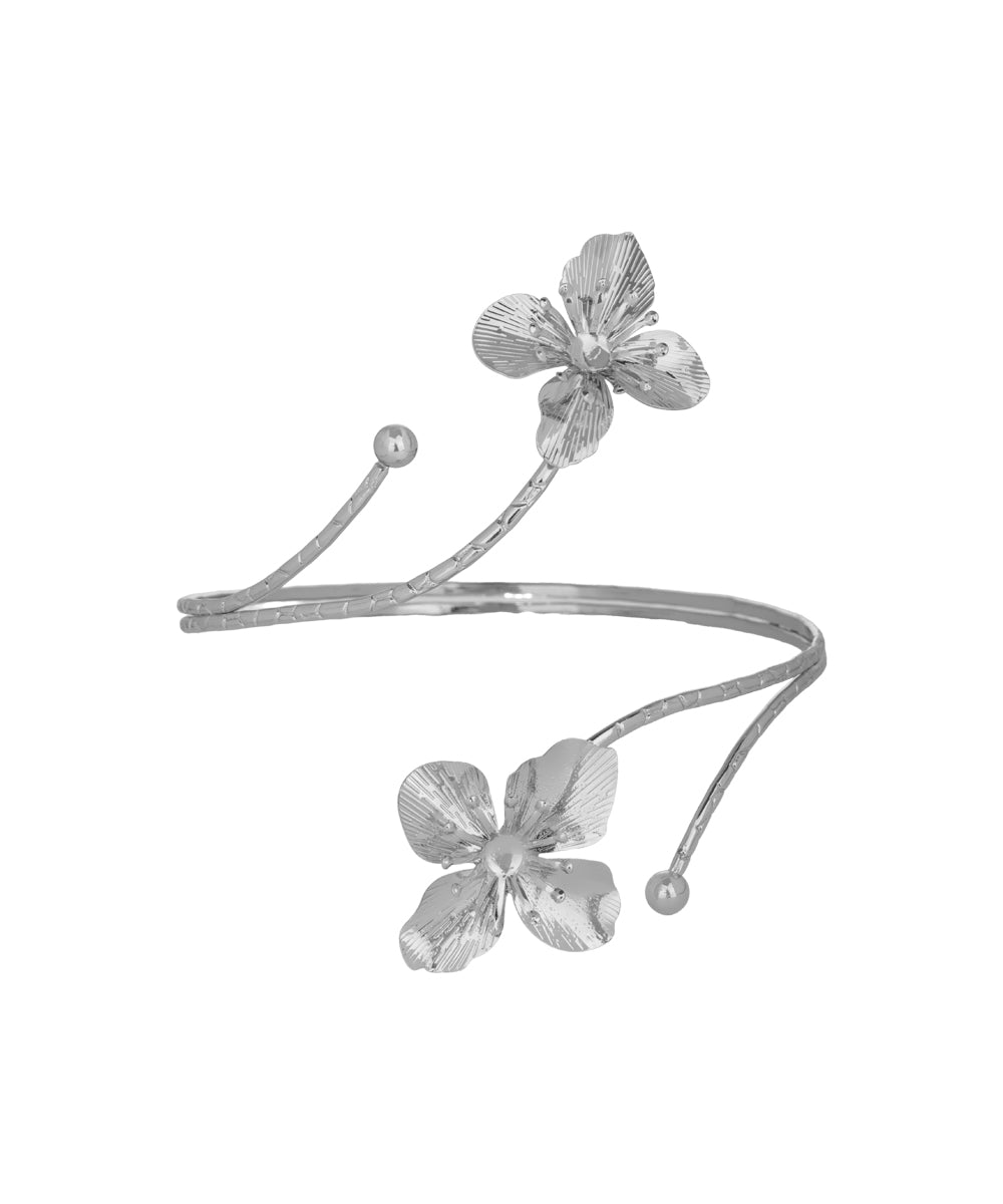 Four Petal flower Arm Cuff | Stylika