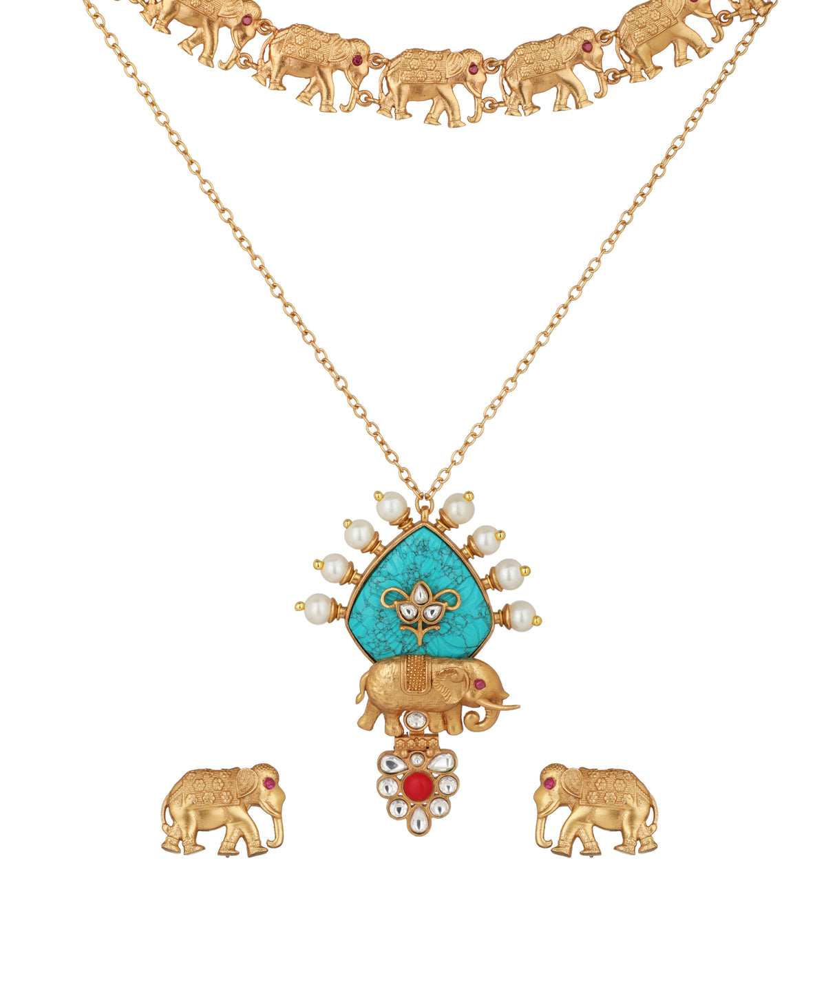 Gaj Yatra Layered Necklace | Stylika