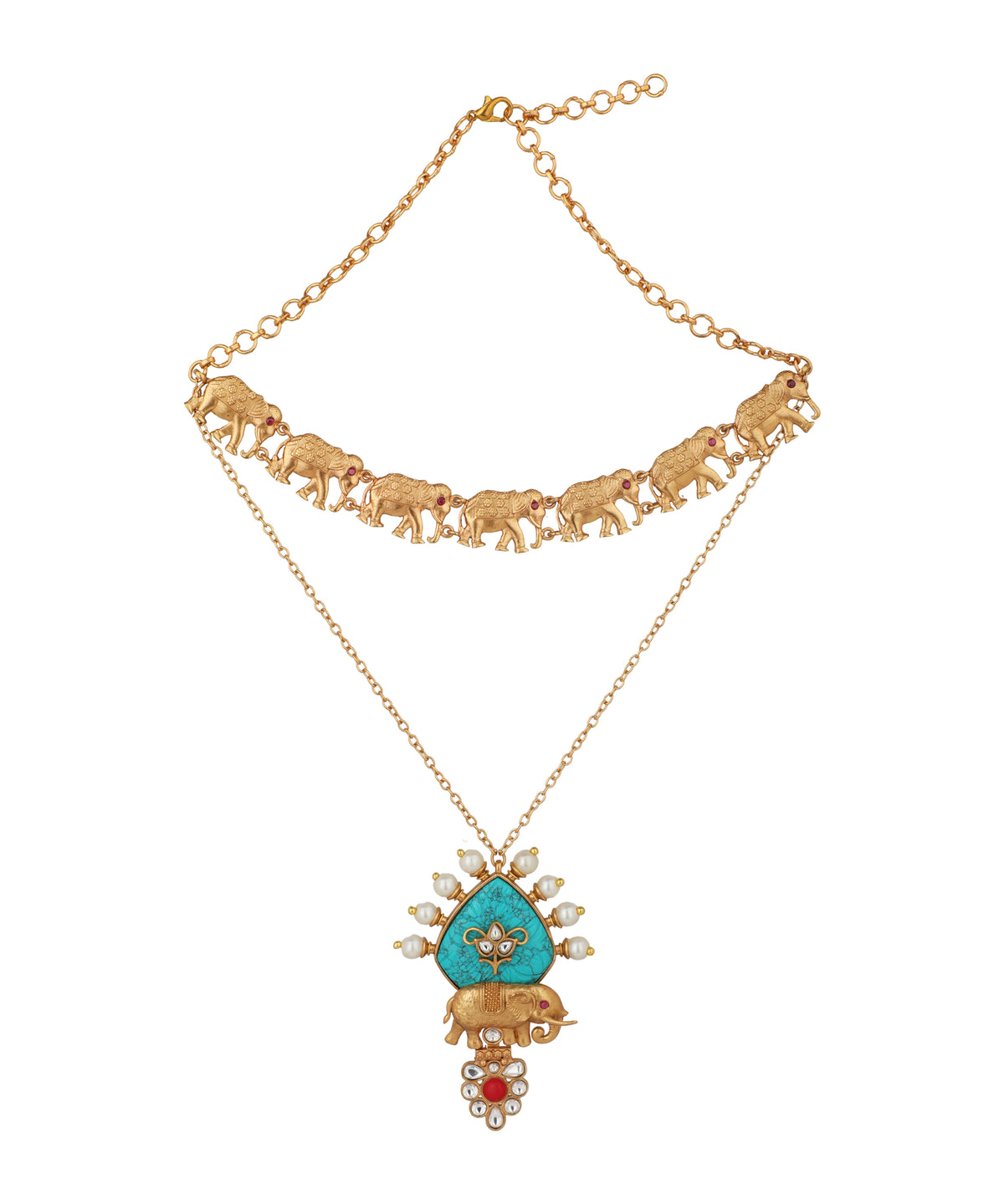 Gaj Yatra Layered Necklace | Stylika