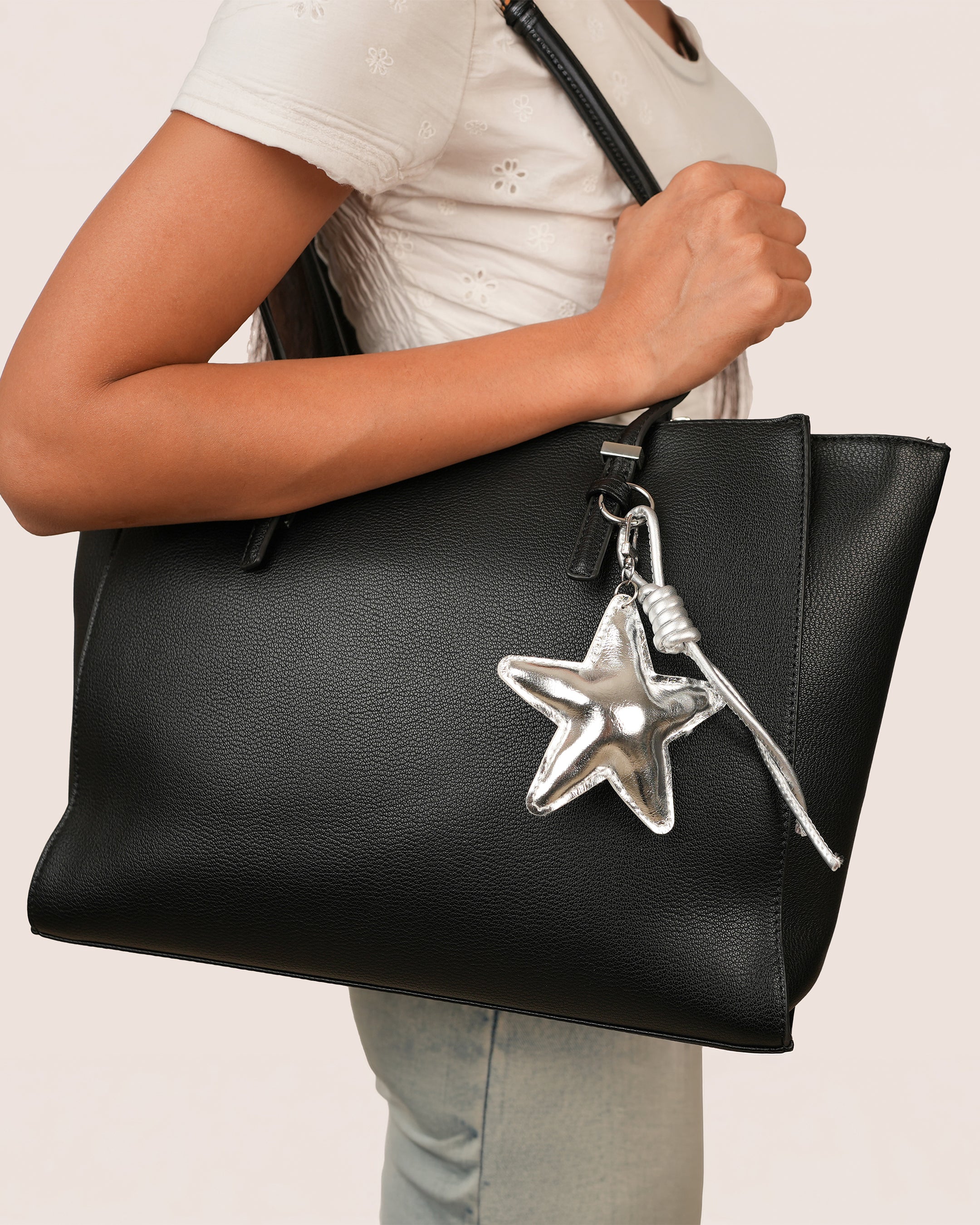 Contemporary Puffy Star Bag Charm & Keyring | Stylika