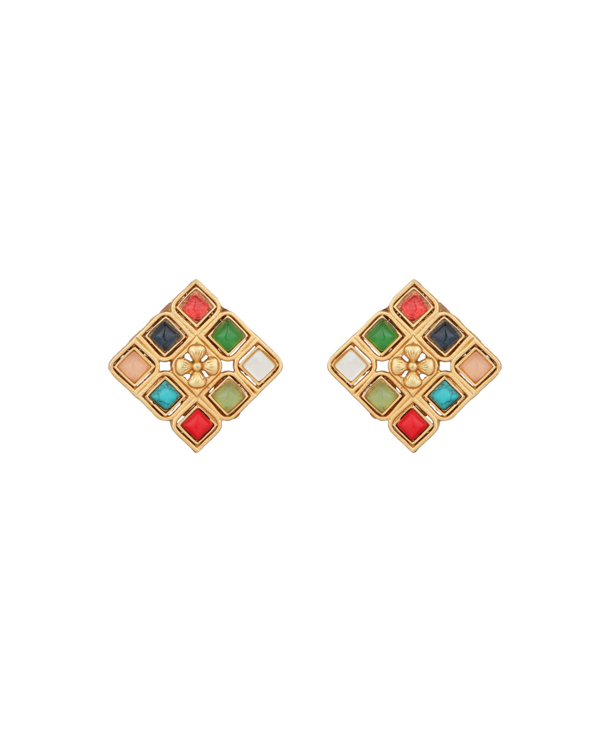 Phool Chaukat Link multicolour Necklace | Stylika