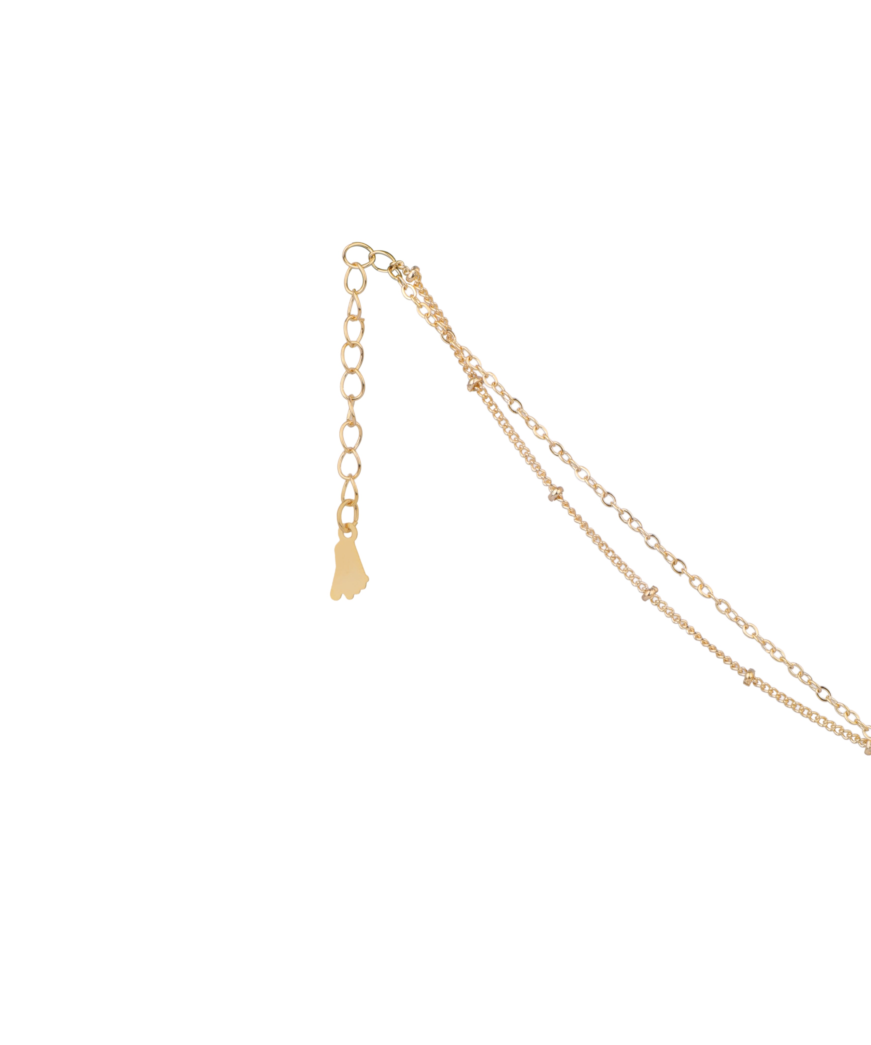 Layered Clover Charm Anklet | Stylika