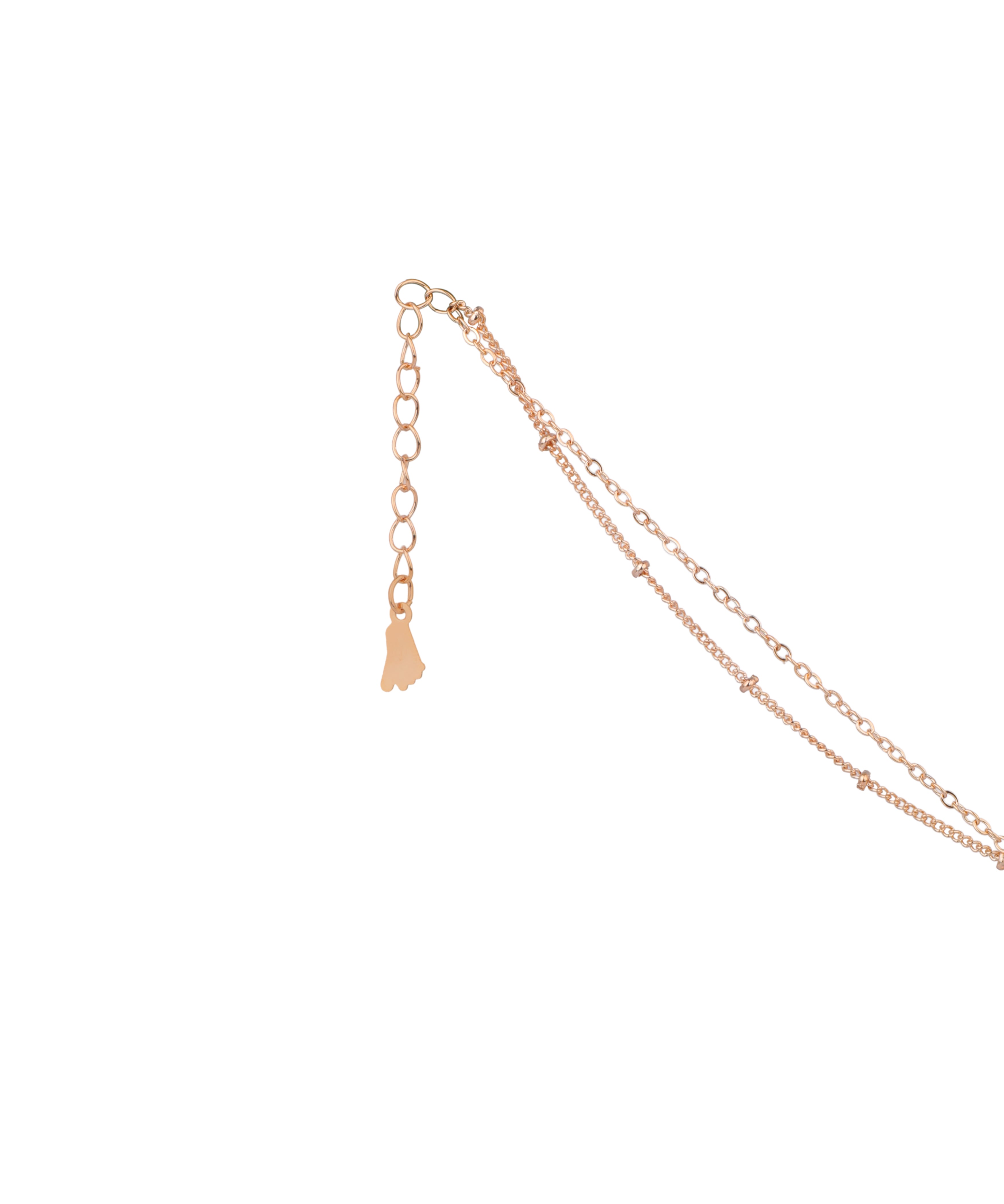 Layered Clover Charm Anklet | Stylika