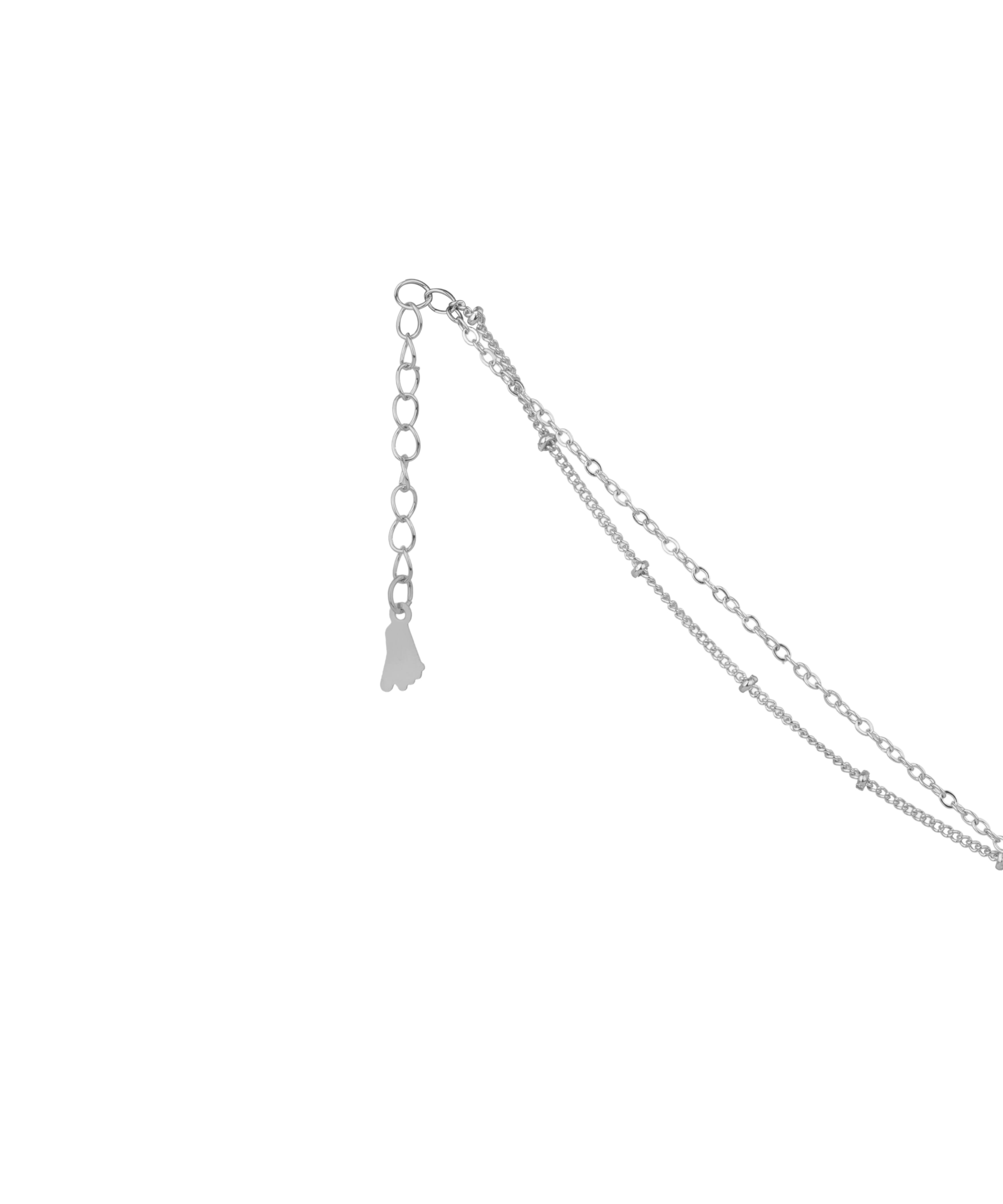 Layered Clover Charm Anklet | Stylika