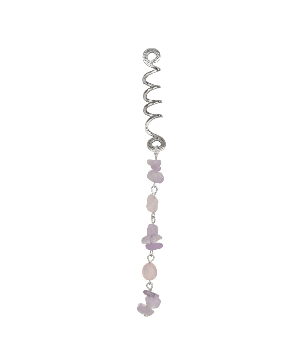 Long Spiral Muted Stone Chip Hair Braidlet | Stylika