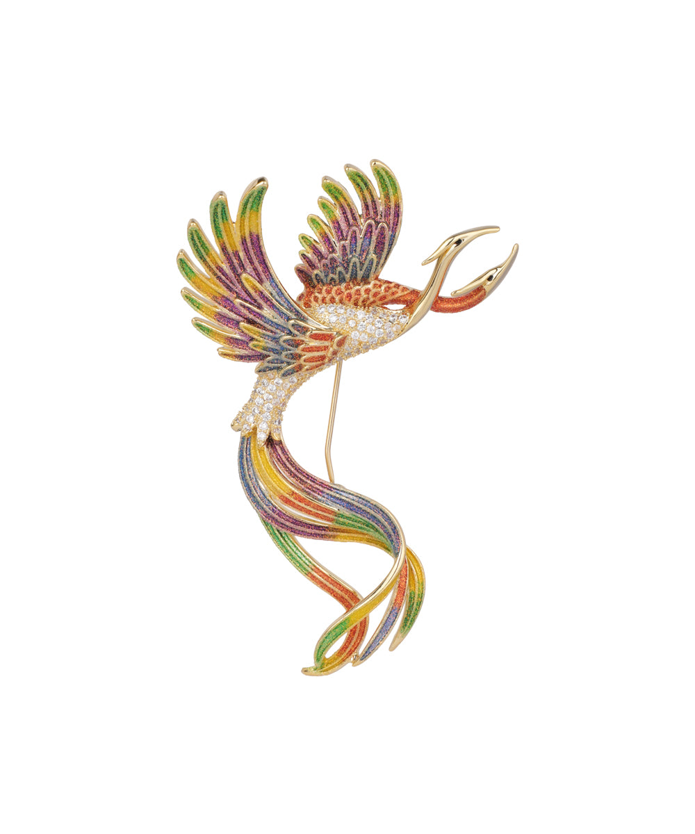 Phoenix Statement Brooch | Stylika