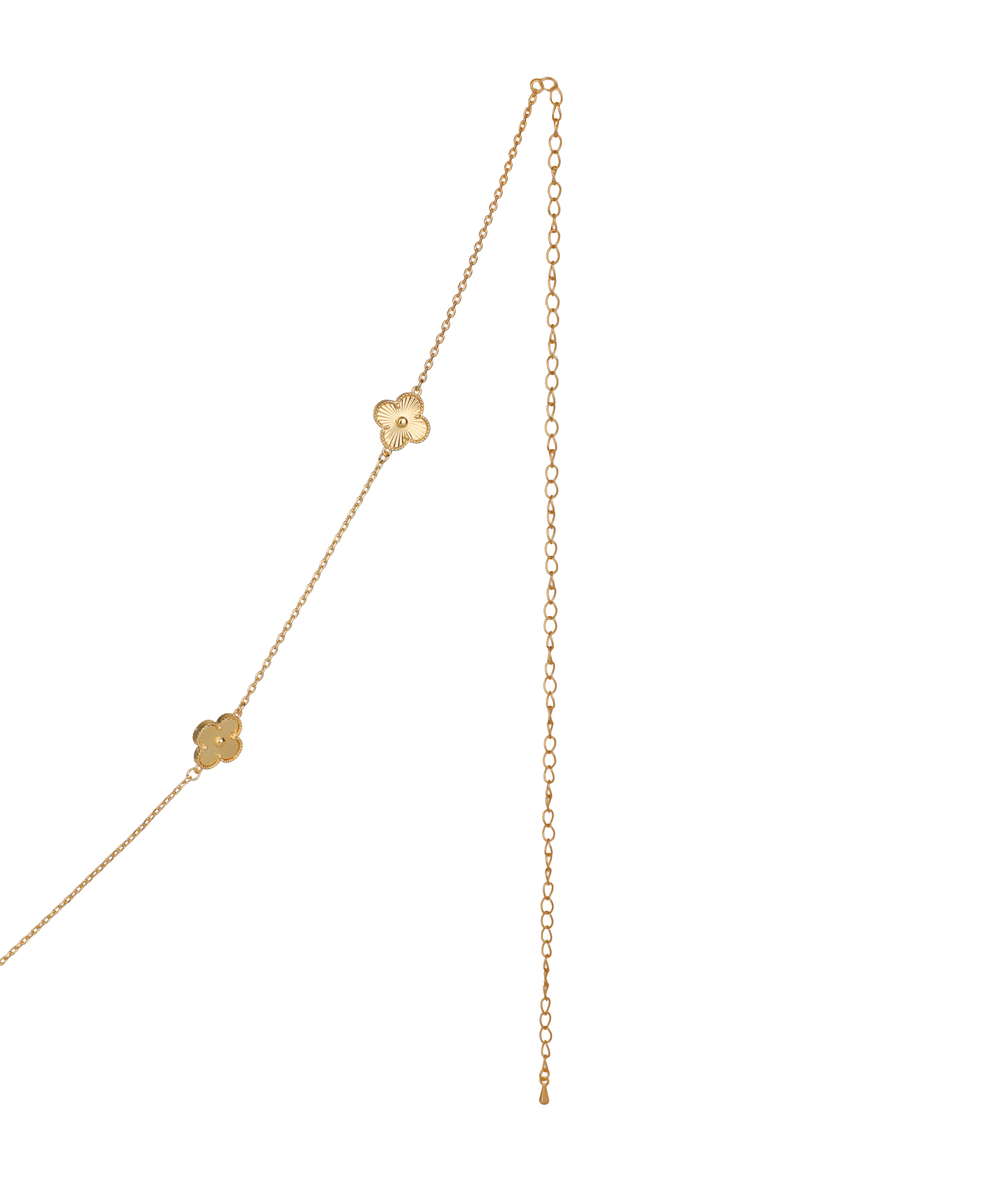 Delicate Clover Motif Waist Chain | Stylika