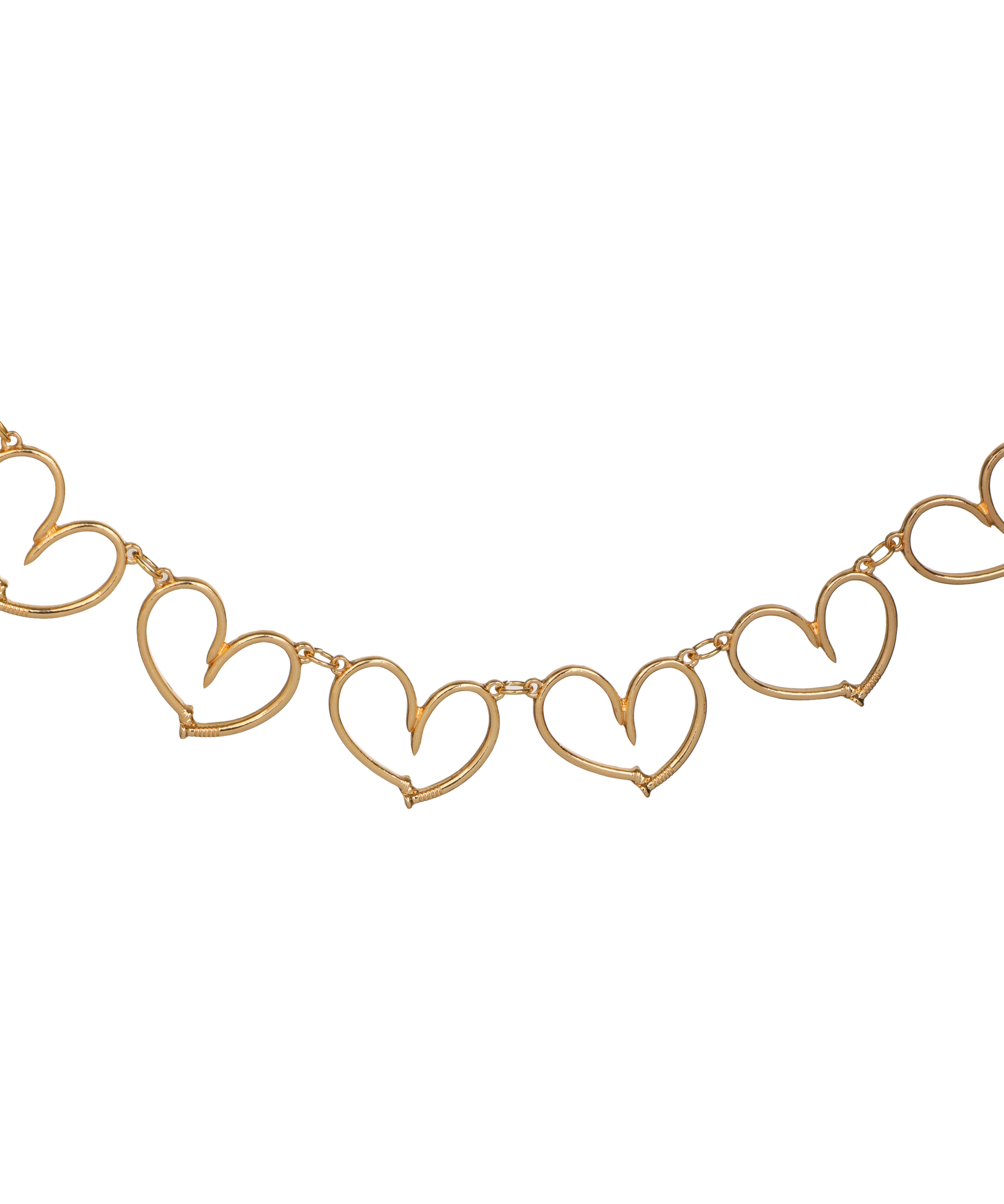 Dainty Heart Motif Waist Chain for Fusion Looks | Stylika