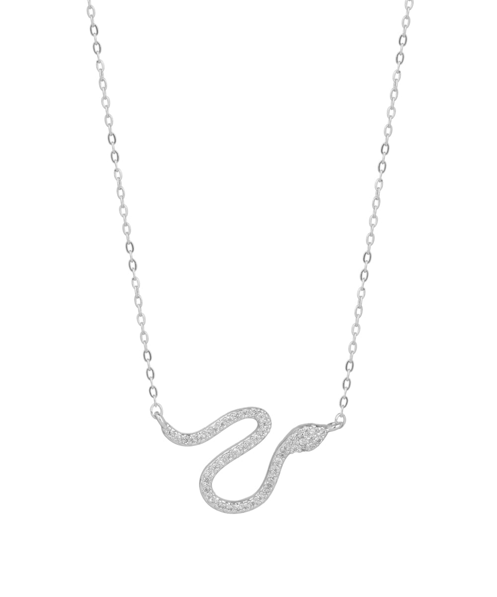 Snake Motif Pendant Necklace | Stylika