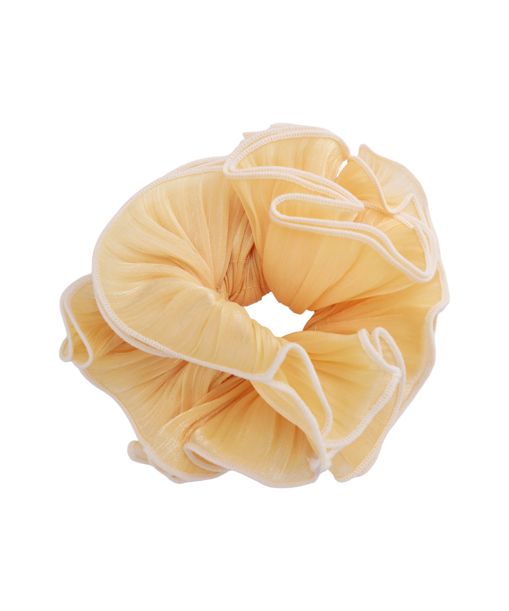 Pleated Organza Hair Scrunchie | STYLIKA