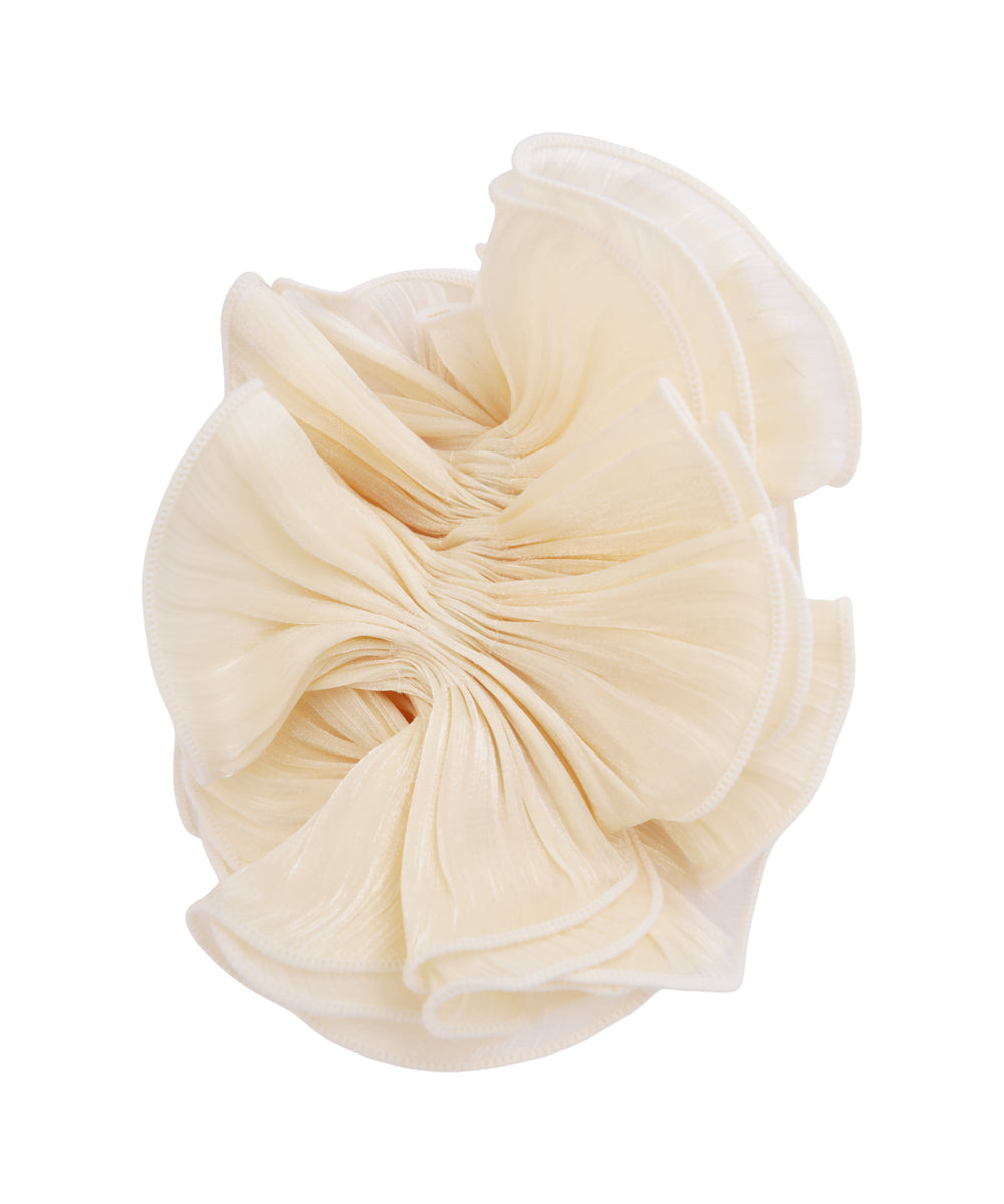 Pleated Organza Hair Scrunchie | STYLIKA