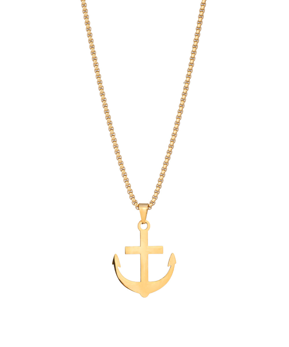 Anchor Pendant Necklace | Stylika
