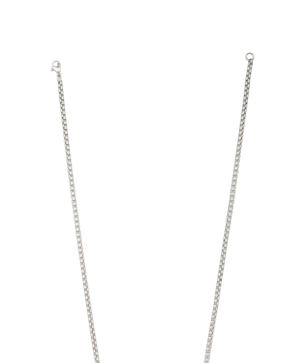 Dual-Tone Bearing Pendant Necklace | Stylika