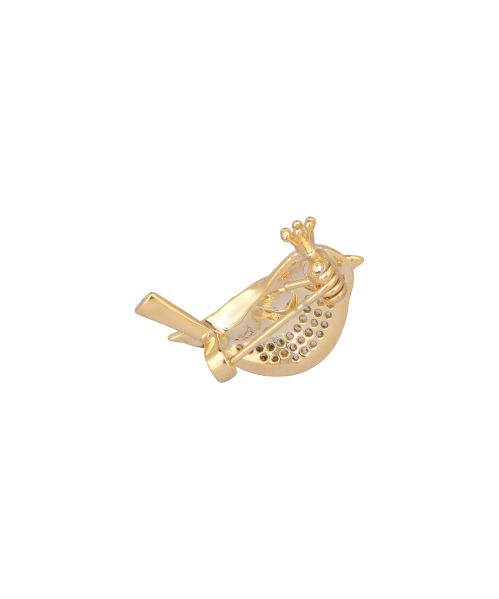 Bird Decorative Enamel Style Brooch | Stylika