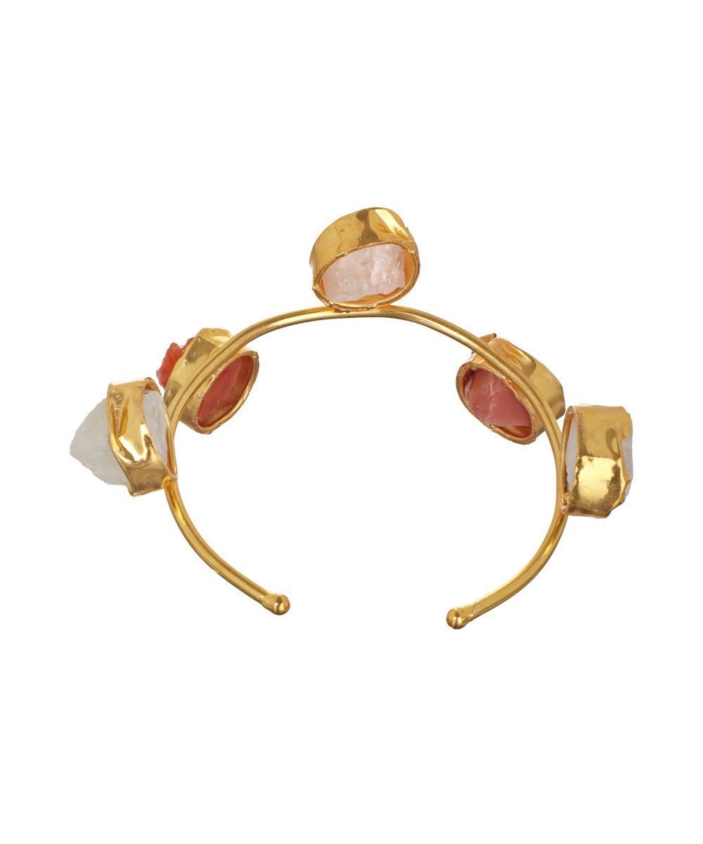 Five Stone Open Cuff Bracelet | Stylika