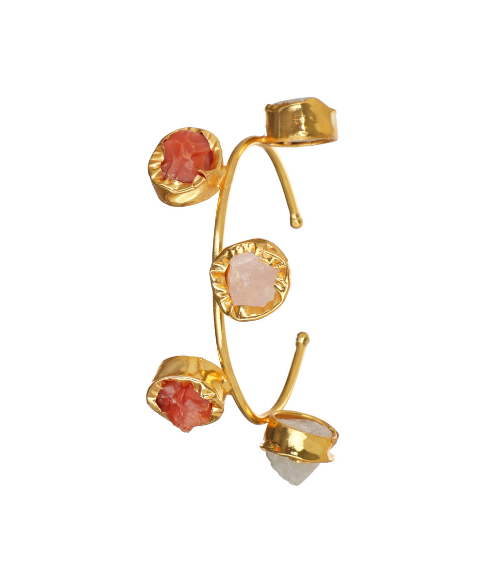 Five Stone Open Cuff Bracelet | Stylika