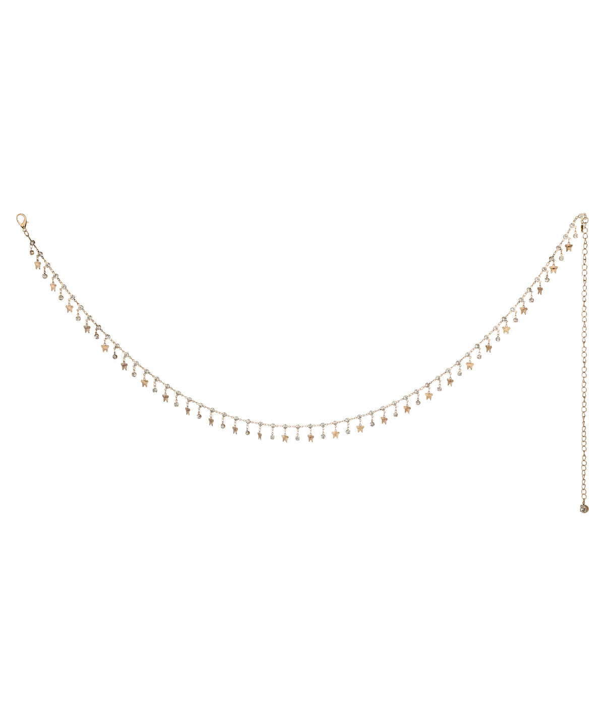 Dangling Star and Crystal Waist Chain | Stylika