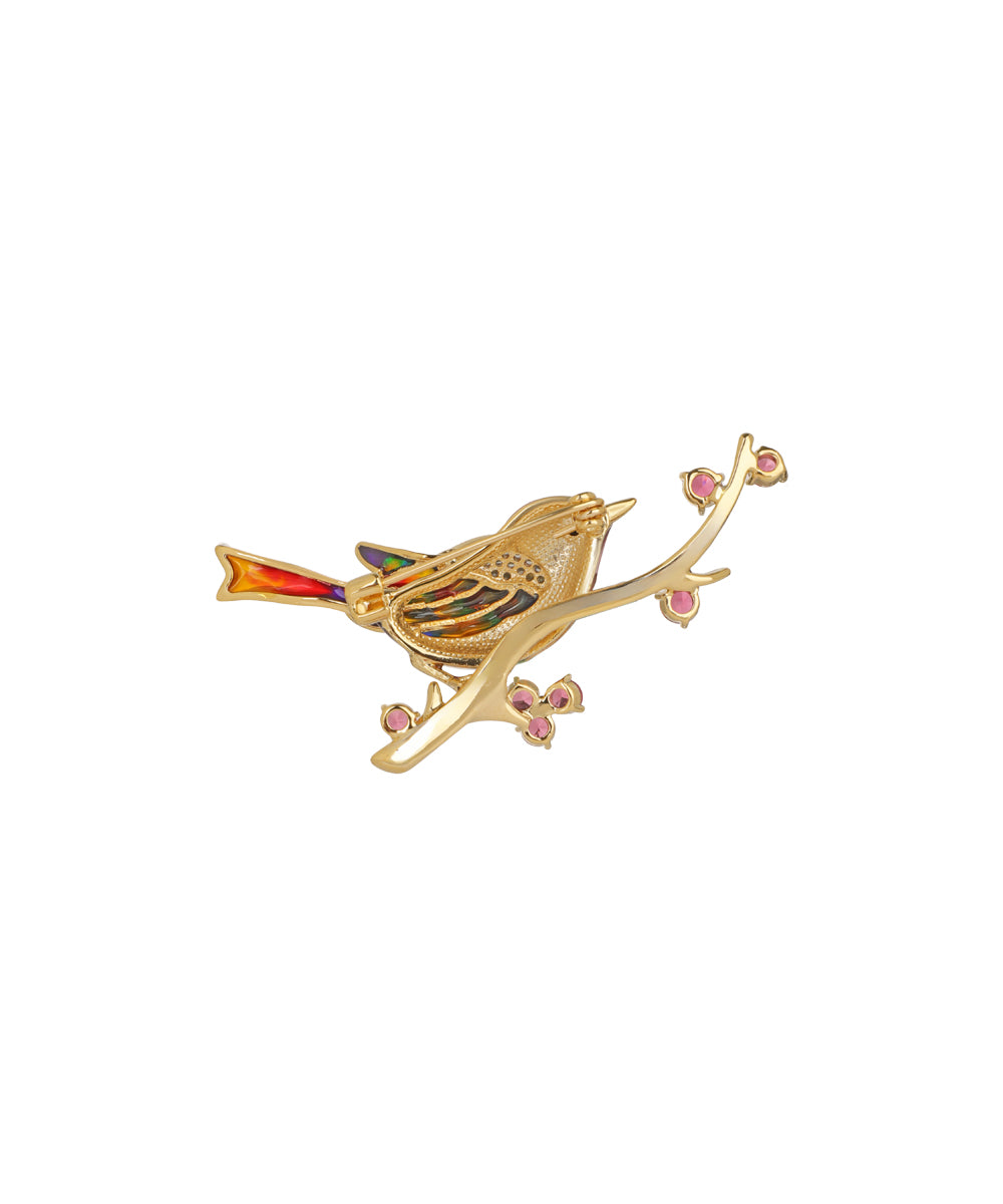 Bird on Branch Brooch | Stylika